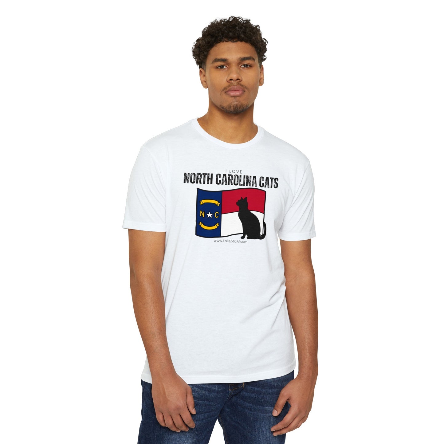 North Carolina Cats Unisex CVC Jersey T - shirt - T - Shirt - Epileptic Al’s Shop