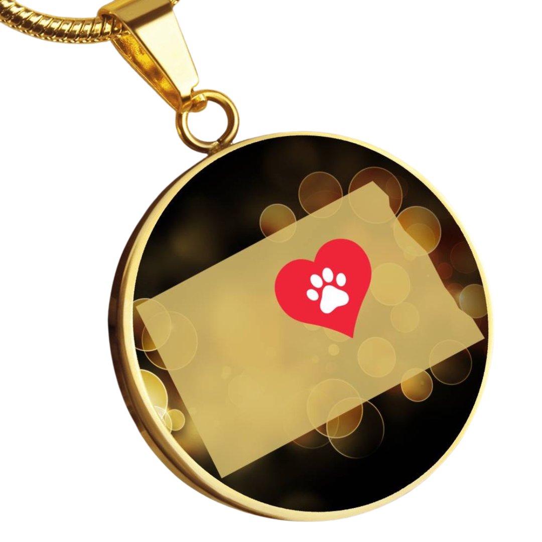 North Dakota luvs Cats Necklace - Jewelry - Epileptic Al’s Shop