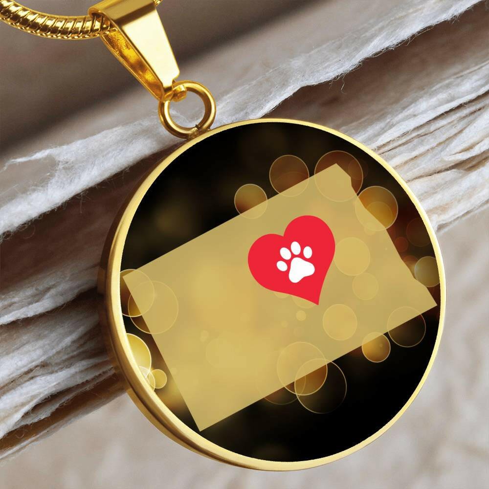 North Dakota luvs Cats Necklace - Jewelry - Epileptic Al’s Shop