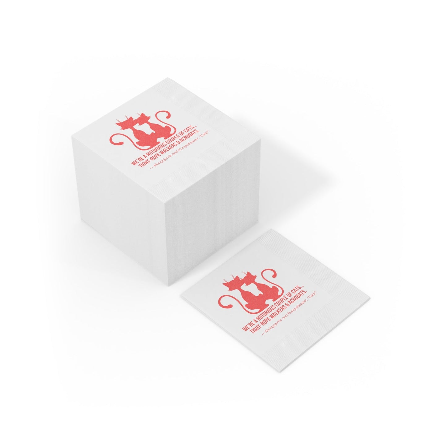 Notorious White Coined Napkins - Home Decor - Epileptic Al’s Shop