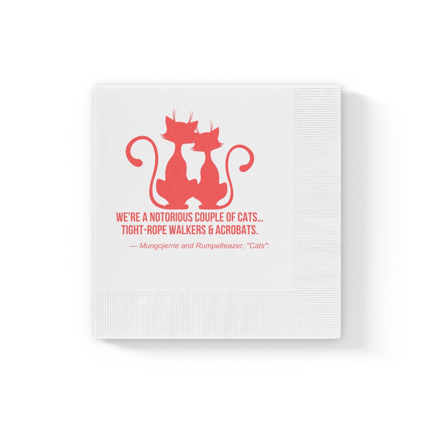 Notorious White Coined Napkins - Home Decor - Epileptic Al’s Shop