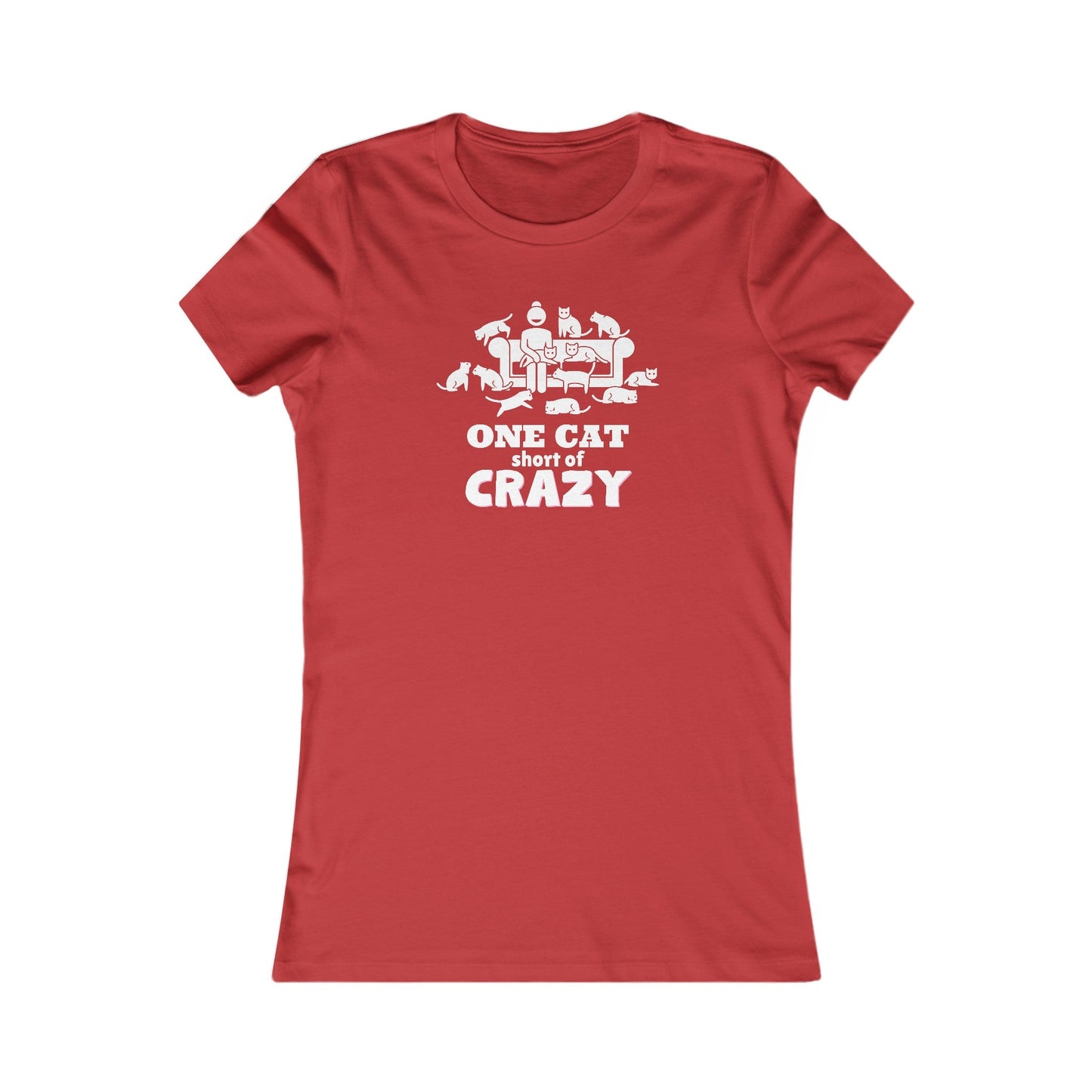 One Cat Women's Favorite Tee - T-Shirt - EpiAl's Shop