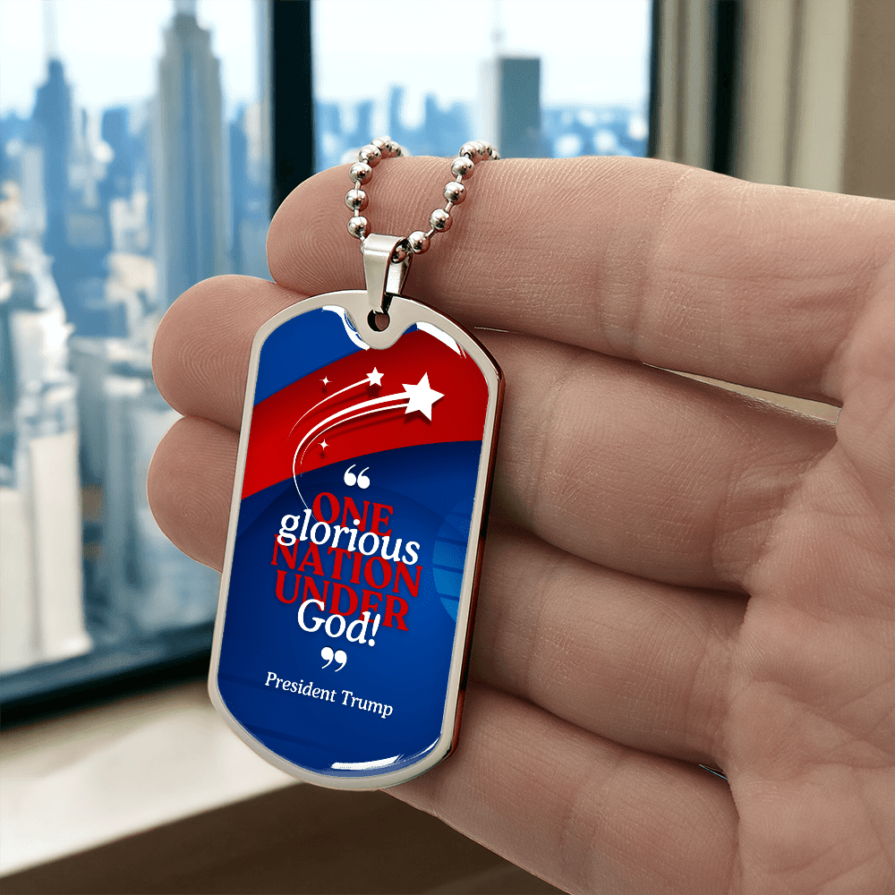 One Glorious Nation Under God Necklace - Jewelry, Necklaces - EpiAl's Shop