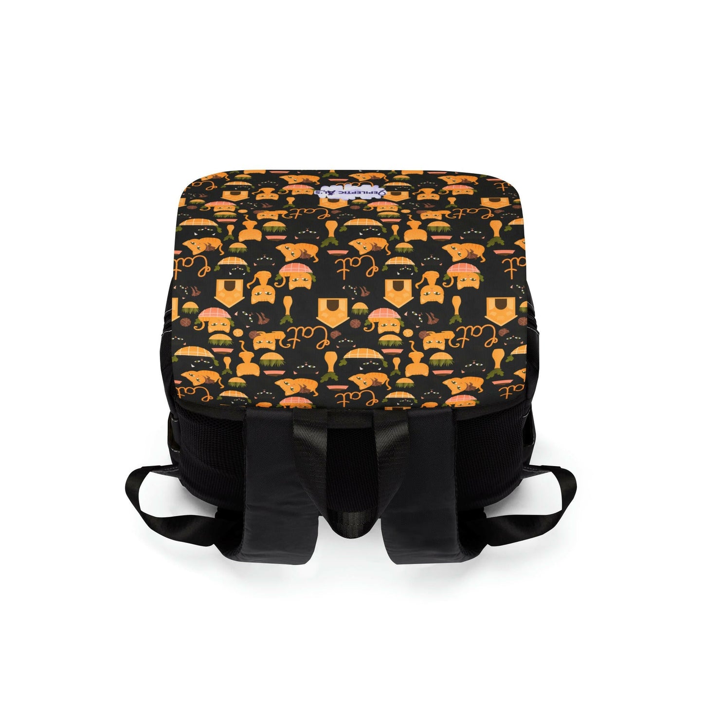 Orange Cats Unisex Casual Shoulder Backpack - Bags - Epileptic Alโs Shop