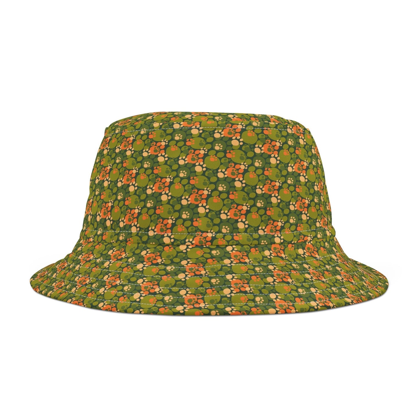 Orange Paws Bucket Hat - Hats - Epileptic Al’s Shop