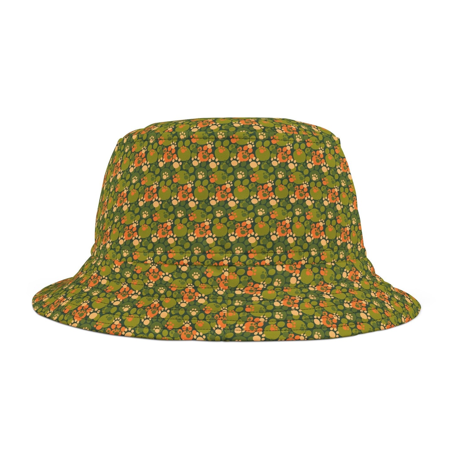 Orange Paws Bucket Hat - Hats - Epileptic Al’s Shop