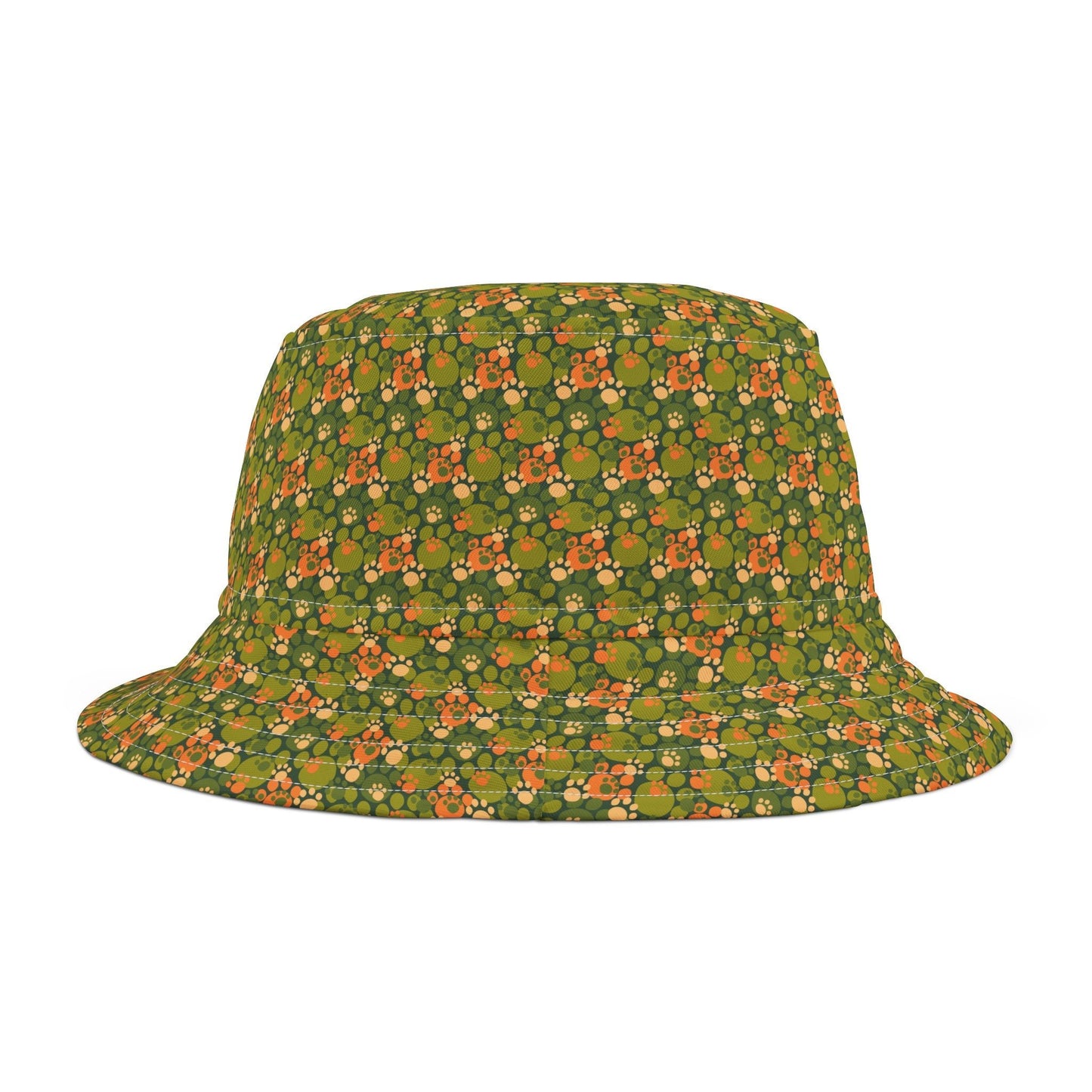 Orange Paws Bucket Hat - Hats - Epileptic Al’s Shop