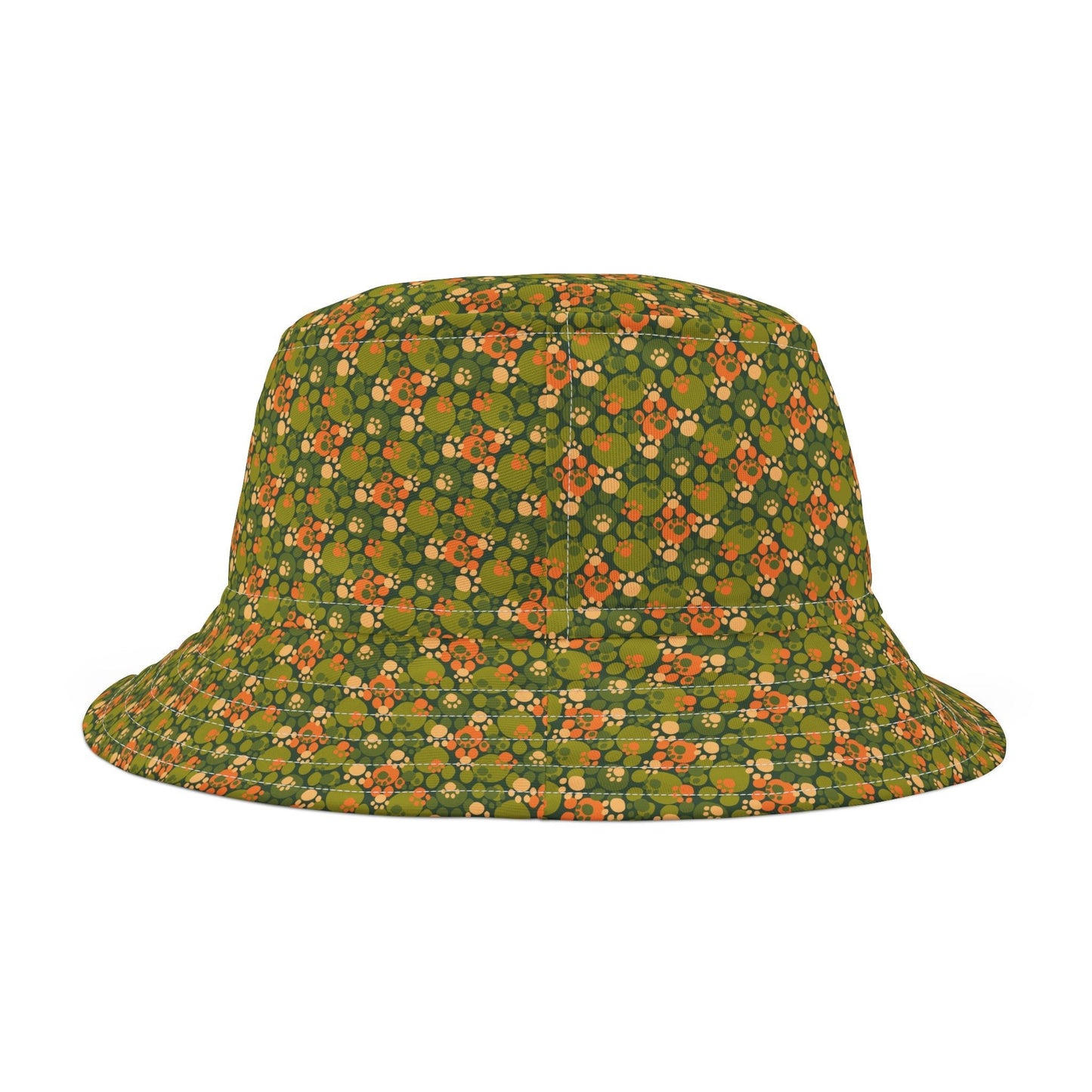 Orange Paws Bucket Hat - Hats - Epileptic Al’s Shop
