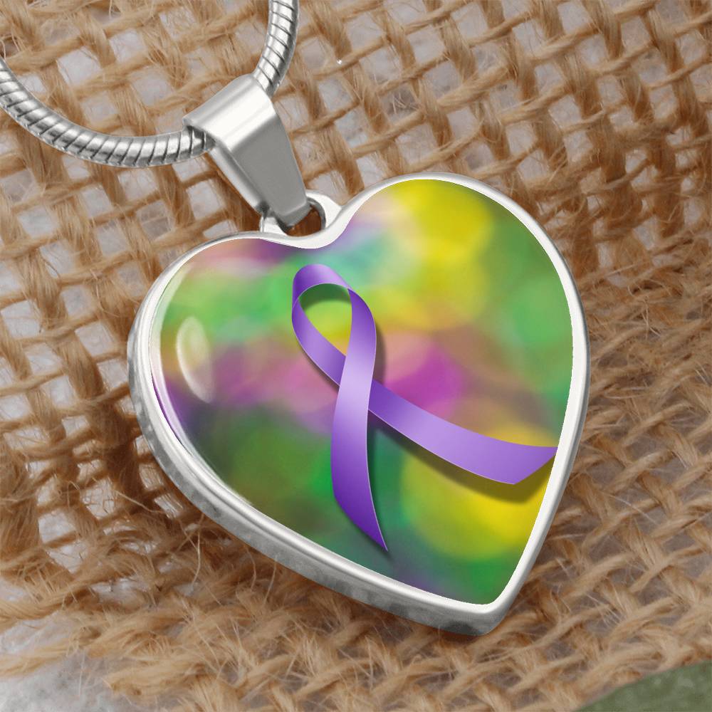Pastel Purple Ribbon Necklace - Jewelry - Epileptic Al’s Shop