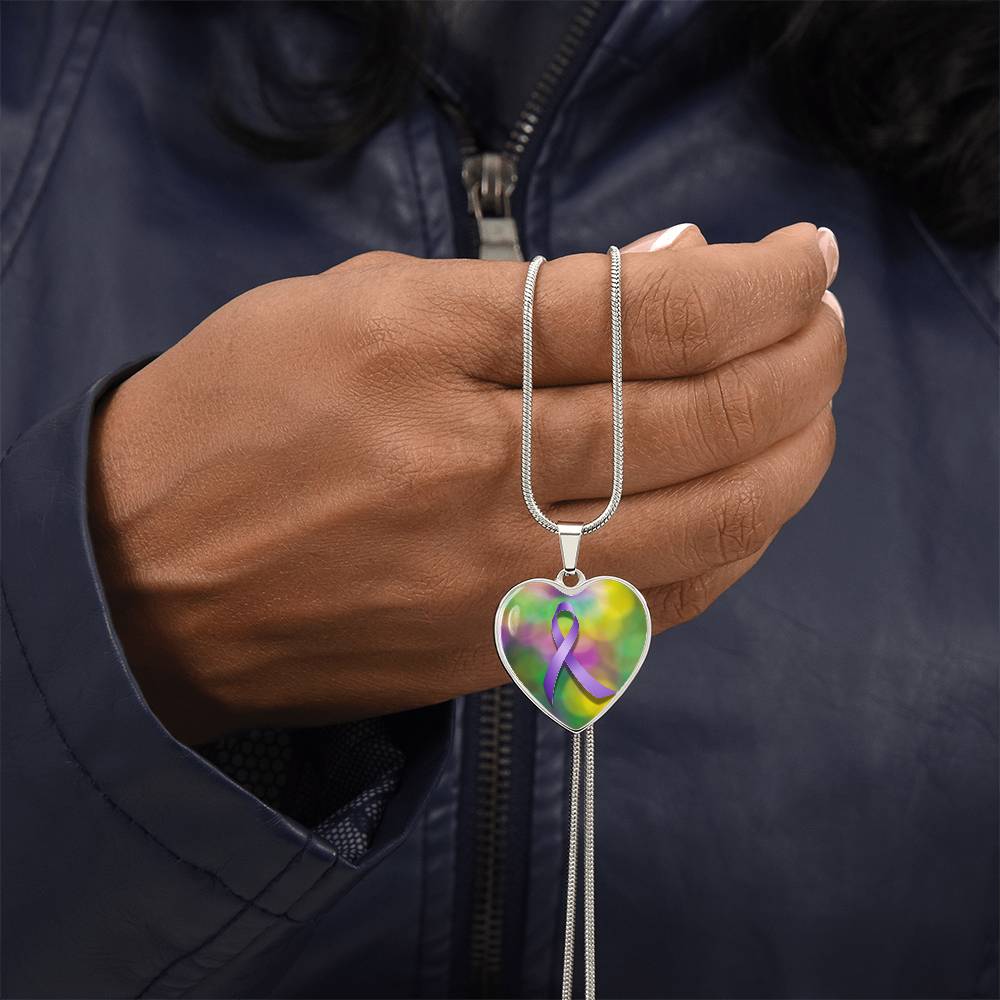 Pastel Purple Ribbon Necklace - Jewelry - Epileptic Al’s Shop