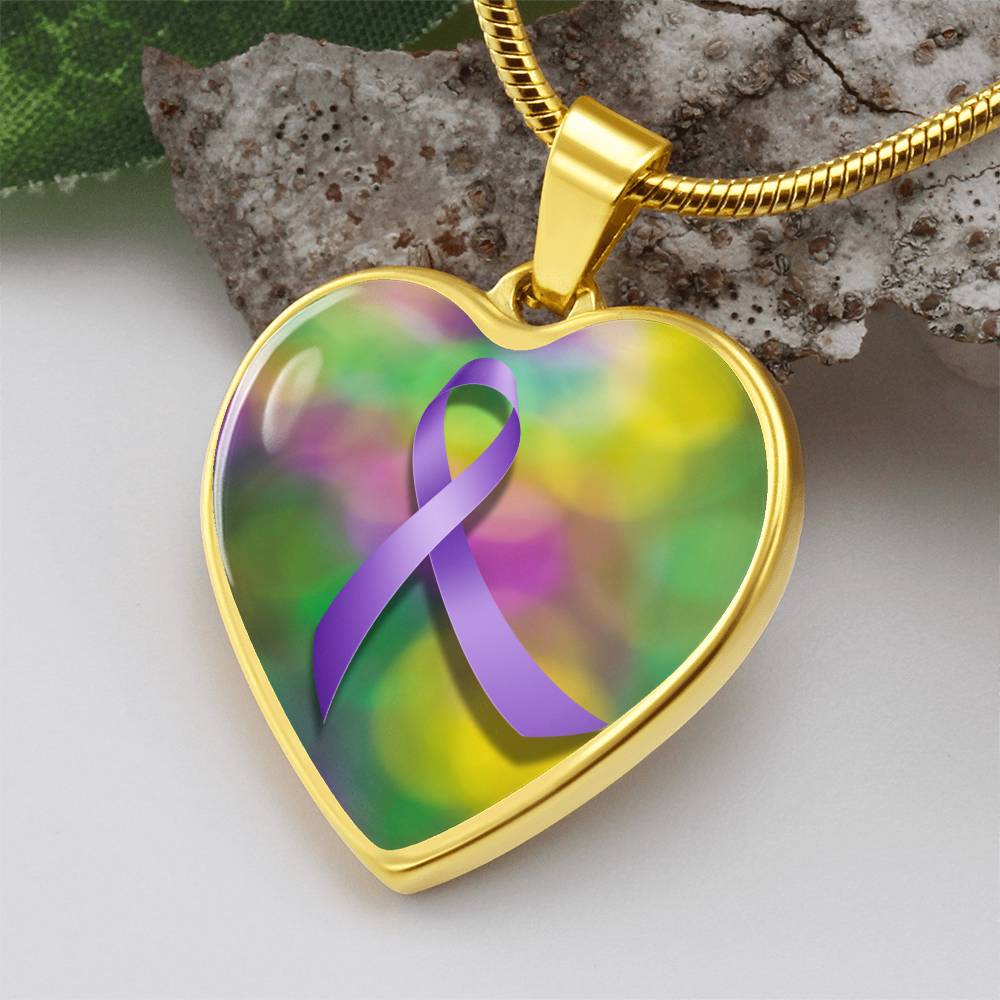 Pastel Purple Ribbon Necklace - Jewelry - Epileptic Al’s Shop