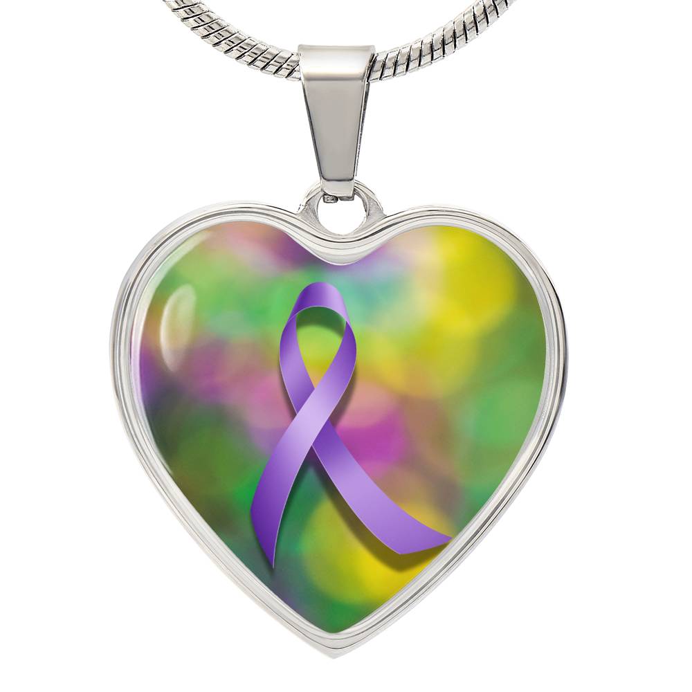 Pastel Purple Ribbon Necklace - Jewelry - Epileptic Al’s Shop