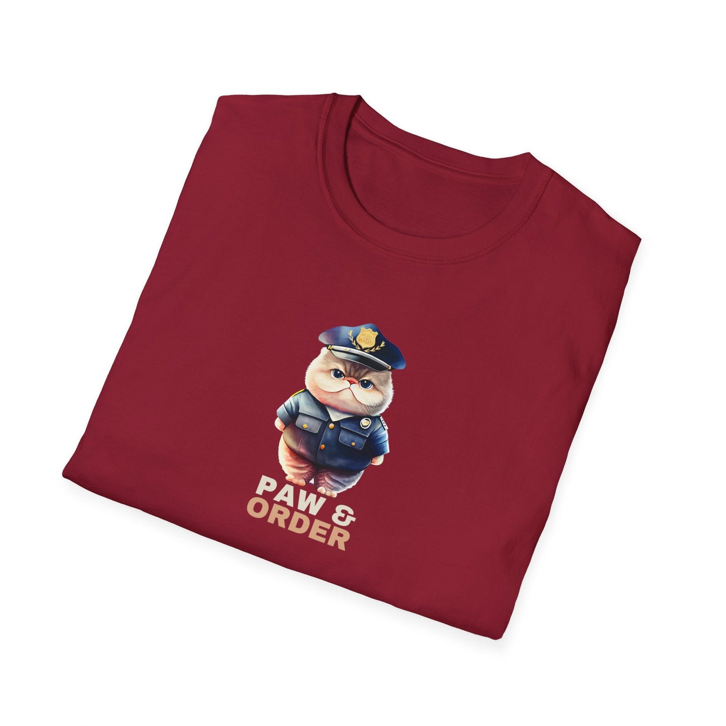 Paw & Order Unisex Softstyle T - Shirt - T - Shirt - Epileptic Al’s Shop