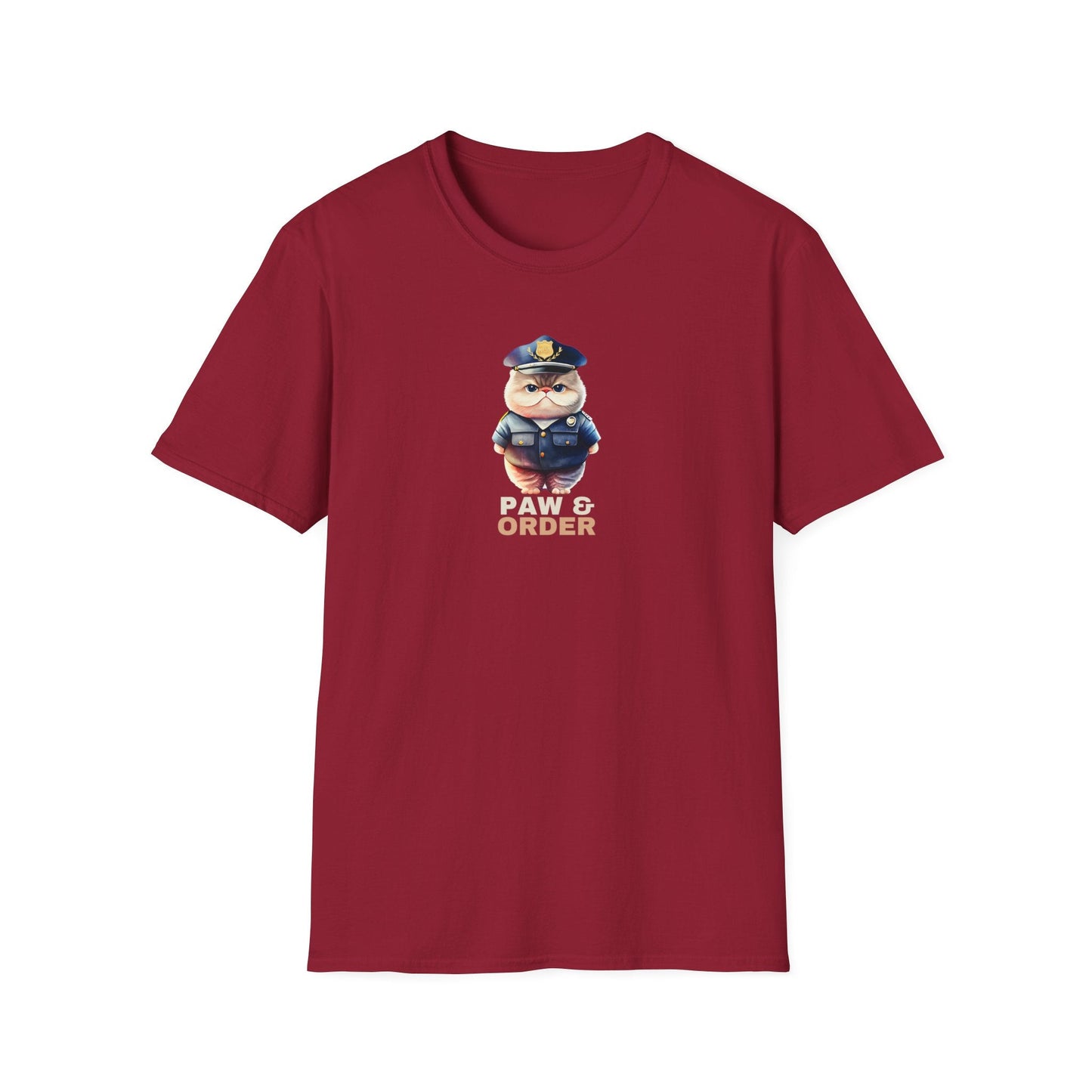 Paw & Order Unisex Softstyle T - Shirt - T - Shirt - Epileptic Al’s Shop
