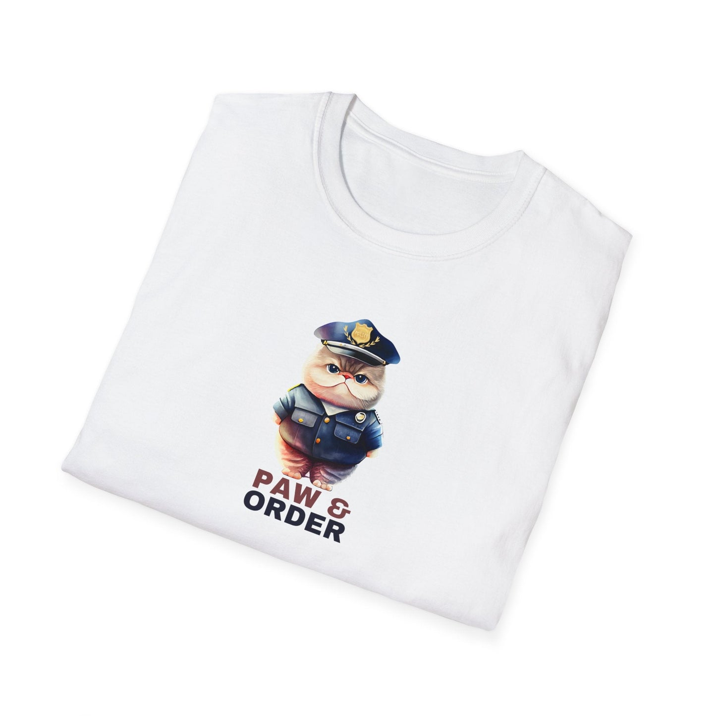 Paw & Order Unisex Softstyle T - Shirt - T - Shirt - Epileptic Al’s Shop