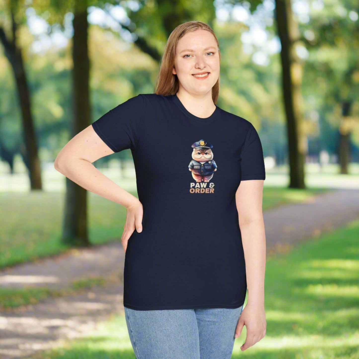 Paw & Order Unisex Softstyle T - Shirt - T - Shirt - Epileptic Al’s Shop