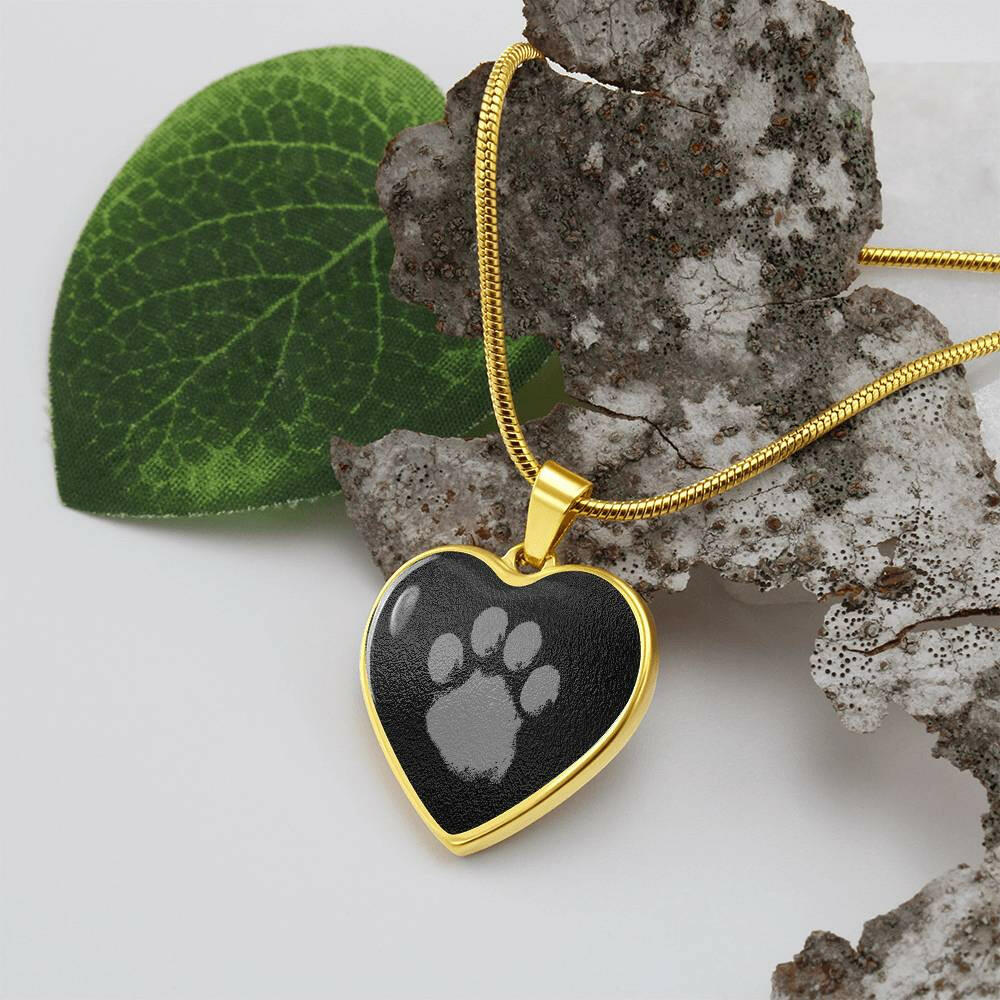 Paw Smudge Necklace - Jewelry - Epileptic Al’s Shop