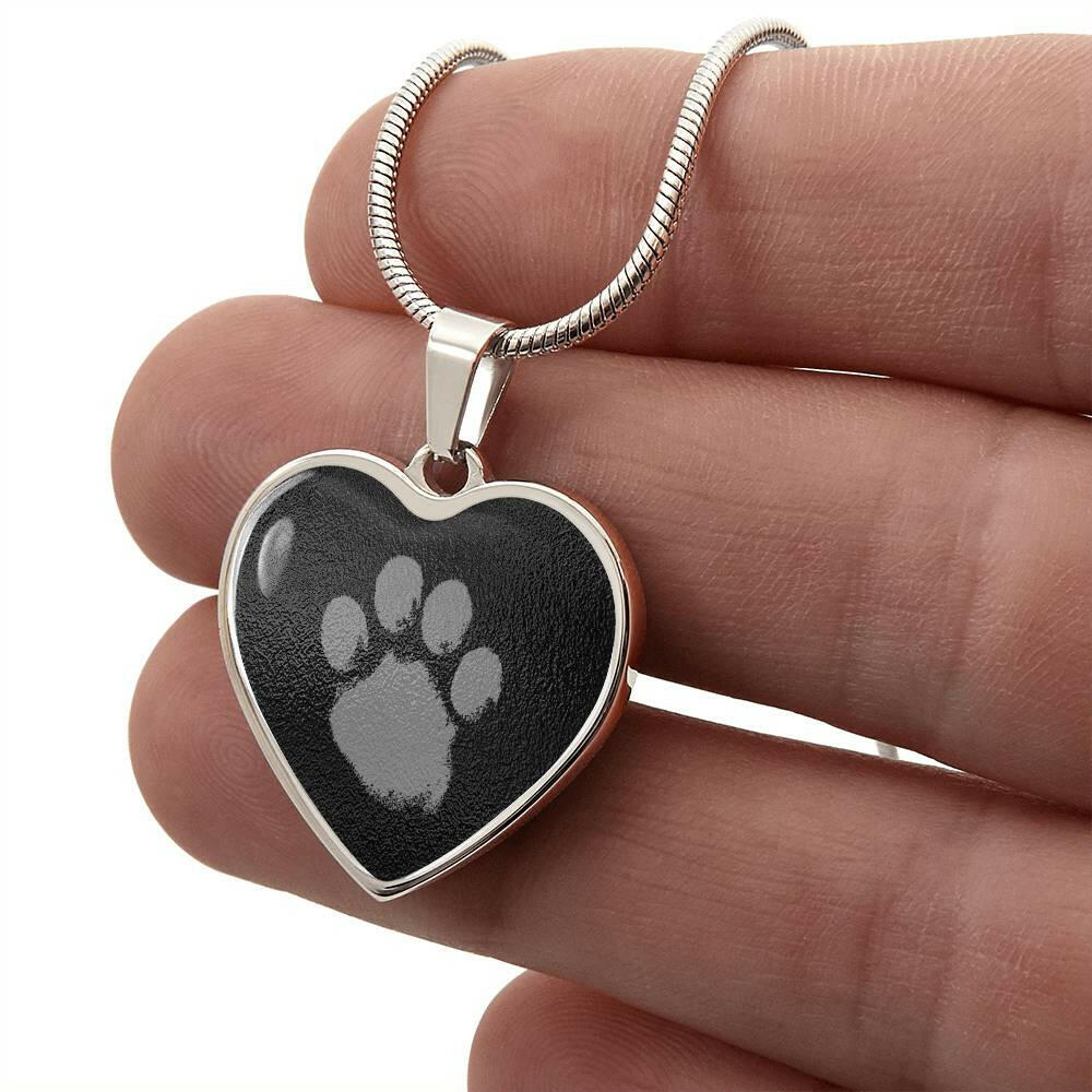 Paw Smudge Necklace - Jewelry - Epileptic Al’s Shop