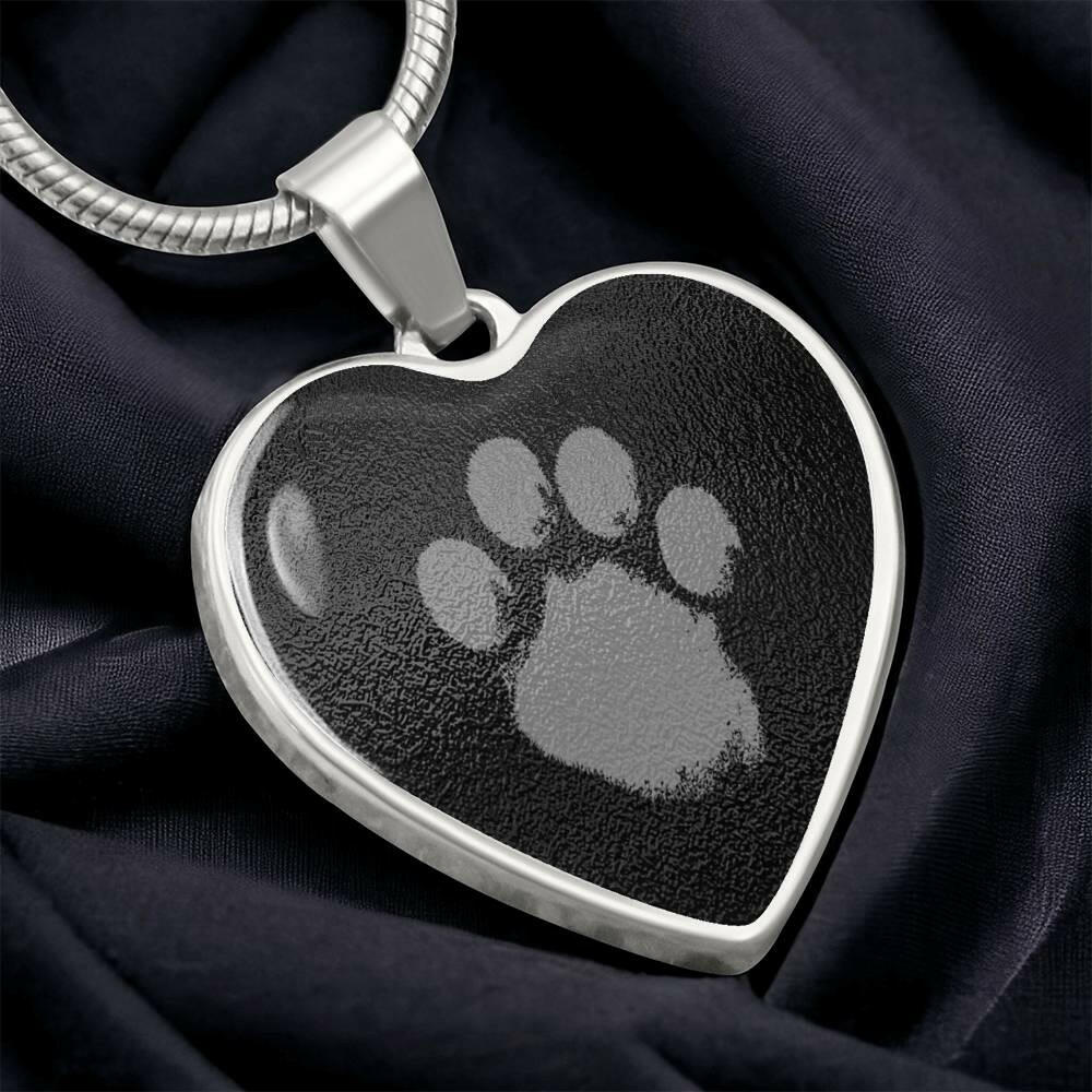 Paw Smudge Necklace - Jewelry - Epileptic Al’s Shop