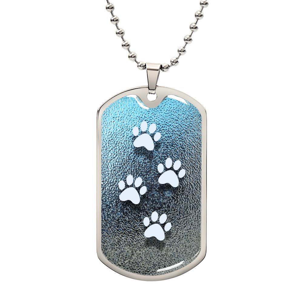 Paws on Glass Necklace - Jewelry - Epileptic Al’s Shop