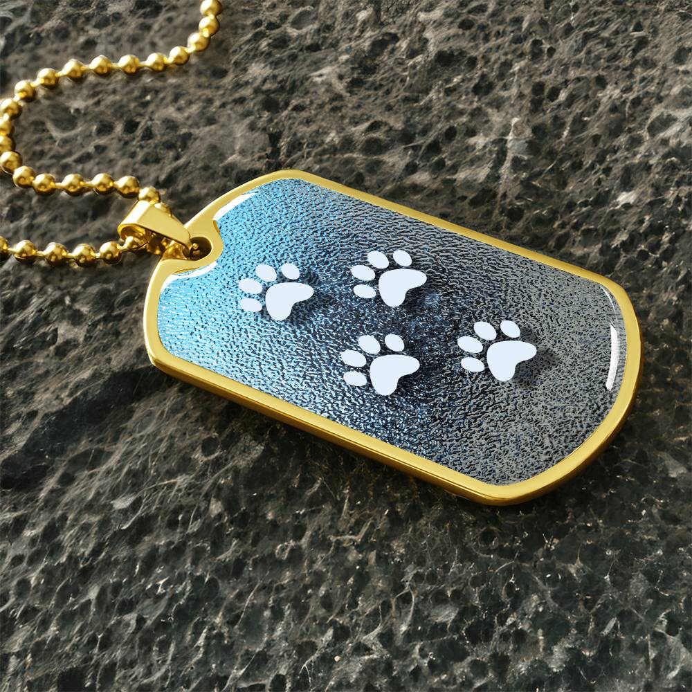 Paws on Glass Necklace - Jewelry - Epileptic Al’s Shop