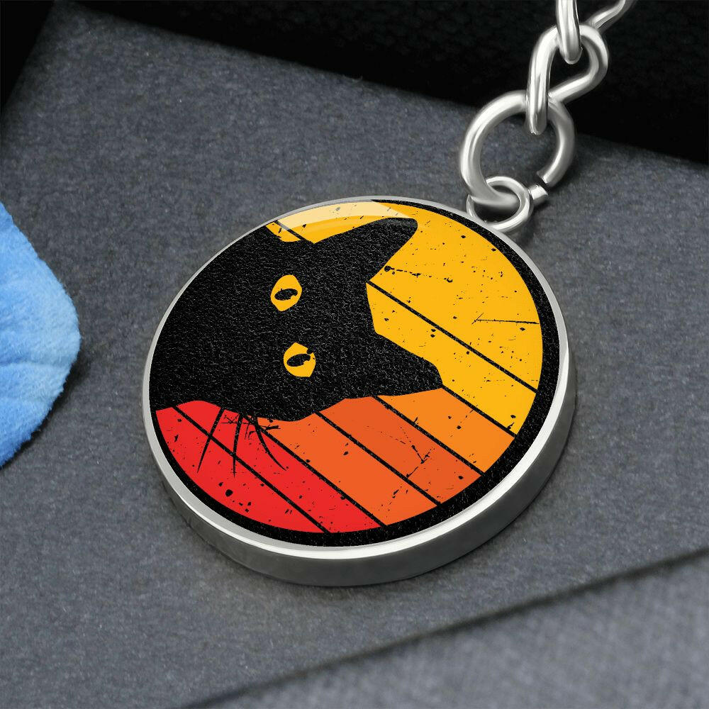 Peeky Kitty Keychain - Jewelry - Epileptic Al’s Shop
