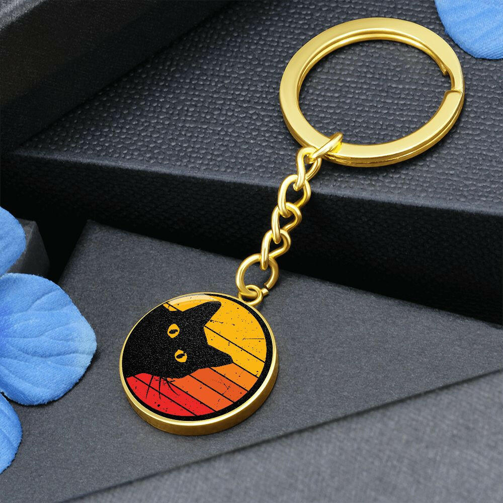 Peeky Kitty Keychain - Jewelry - Epileptic Al’s Shop