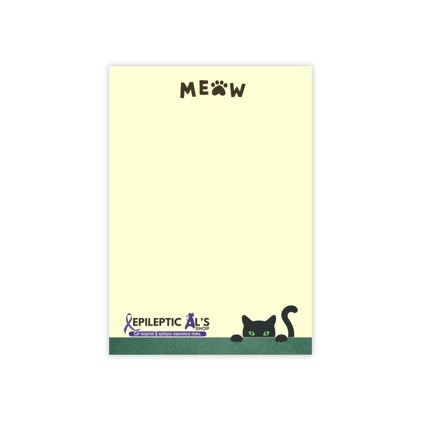 Peeky Kitty Post - it® Note Pads - Paper products - Epileptic Al’s Shop