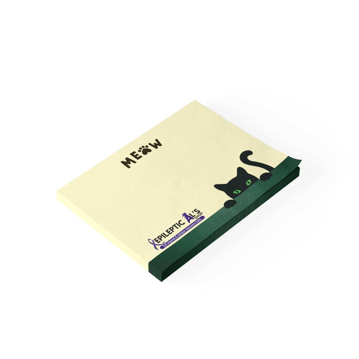 Peeky Kitty Post - it® Note Pads - Paper products - Epileptic Al’s Shop