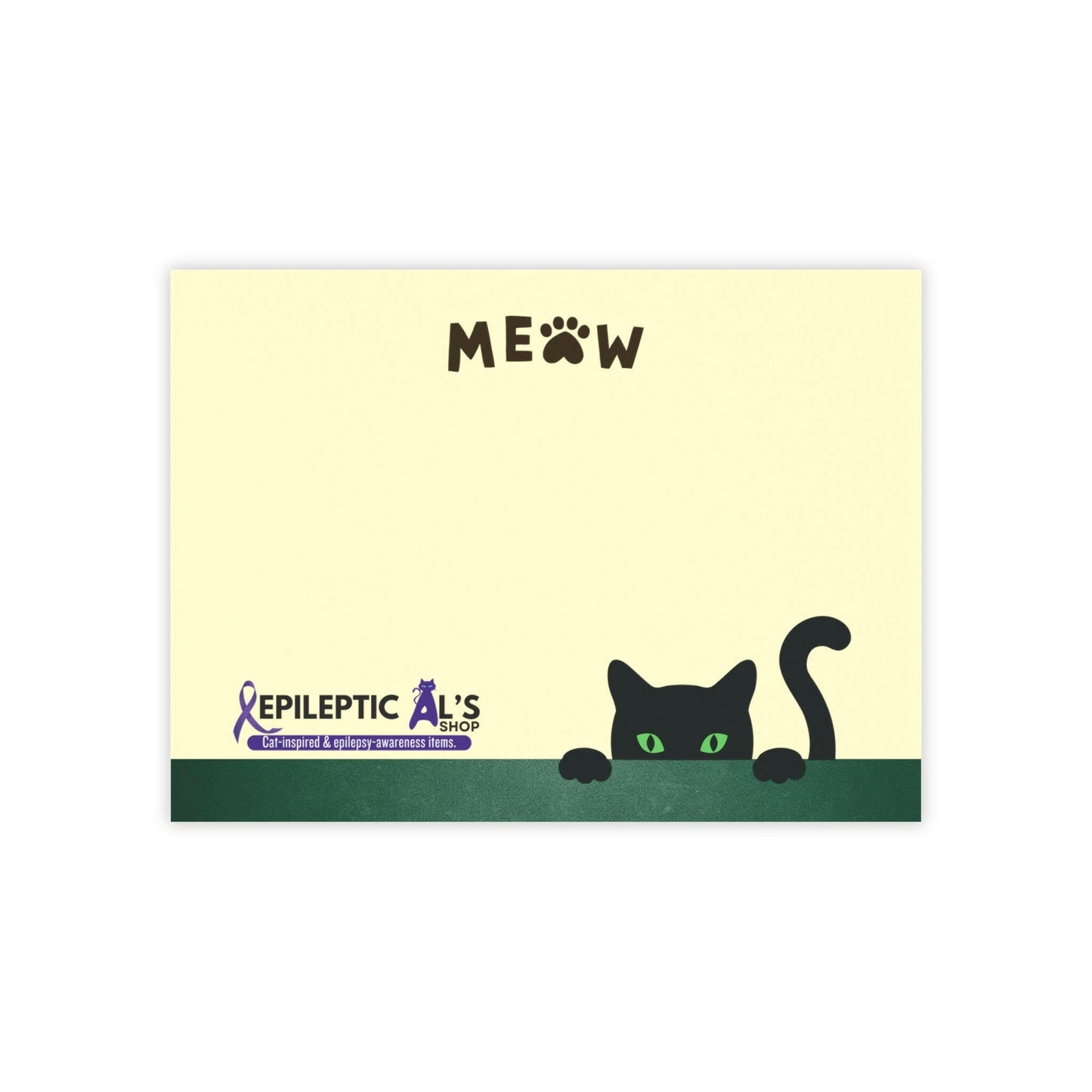 Peeky Kitty Post - it® Note Pads - Paper products - Epileptic Al’s Shop