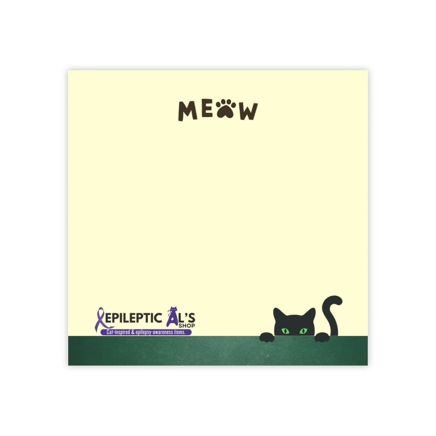 Peeky Kitty Post - it® Note Pads - Paper products - Epileptic Al’s Shop