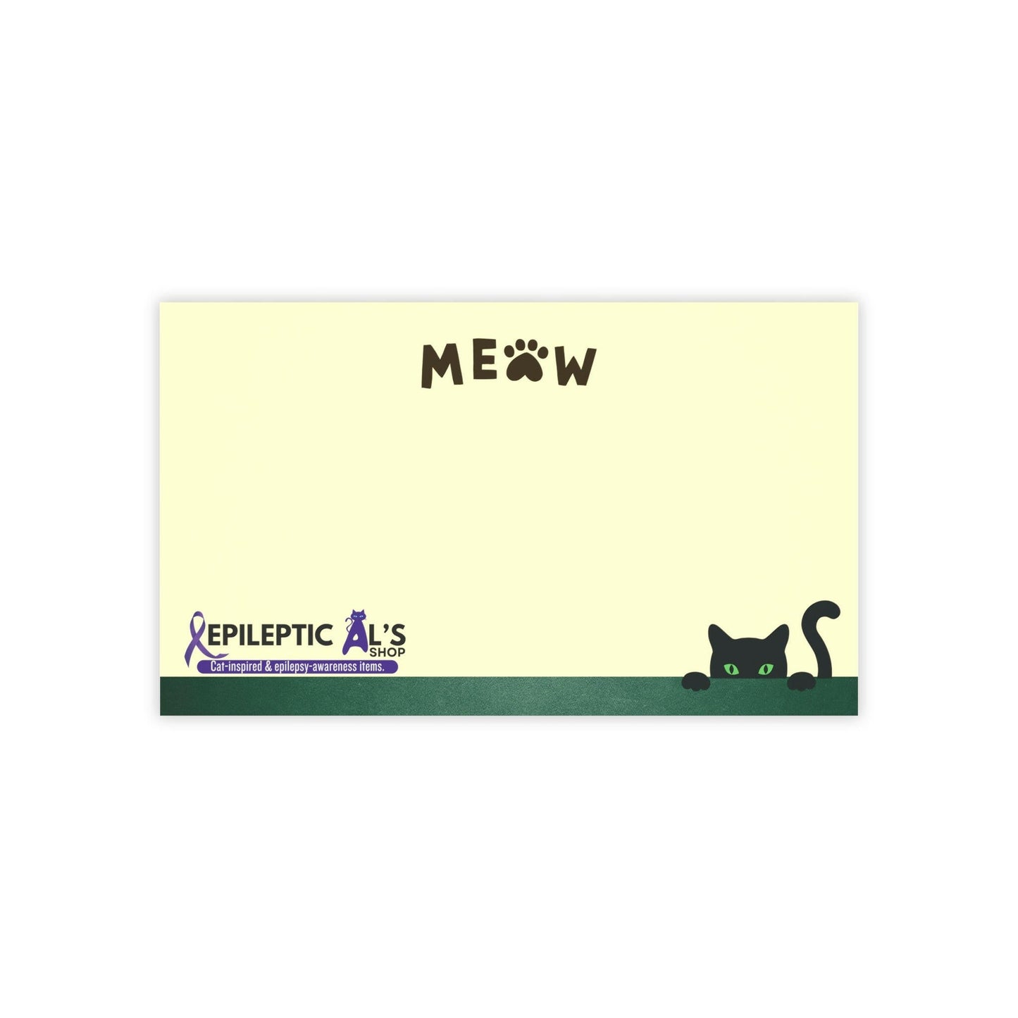 Peeky Kitty Post - it® Note Pads - Paper products - Epileptic Al’s Shop
