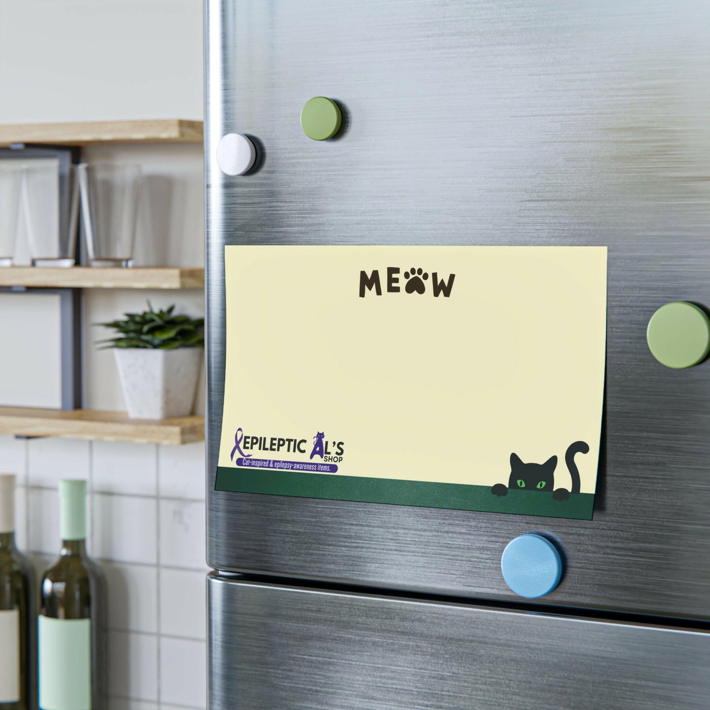 Peeky Kitty Post - it® Note Pads - Paper products - Epileptic Al’s Shop