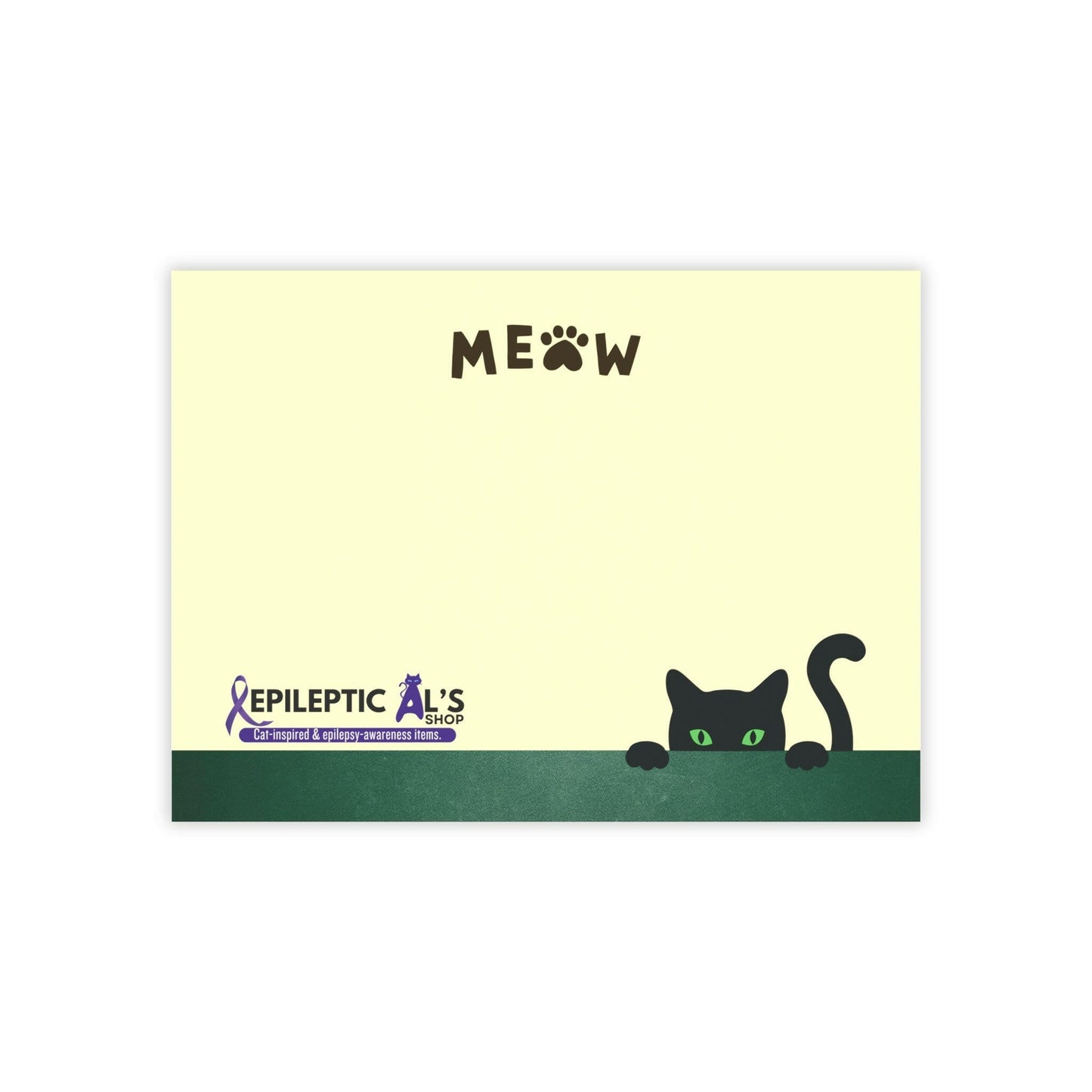 Peeky Kitty Post - it® Note Pads - Paper products - Epileptic Al’s Shop