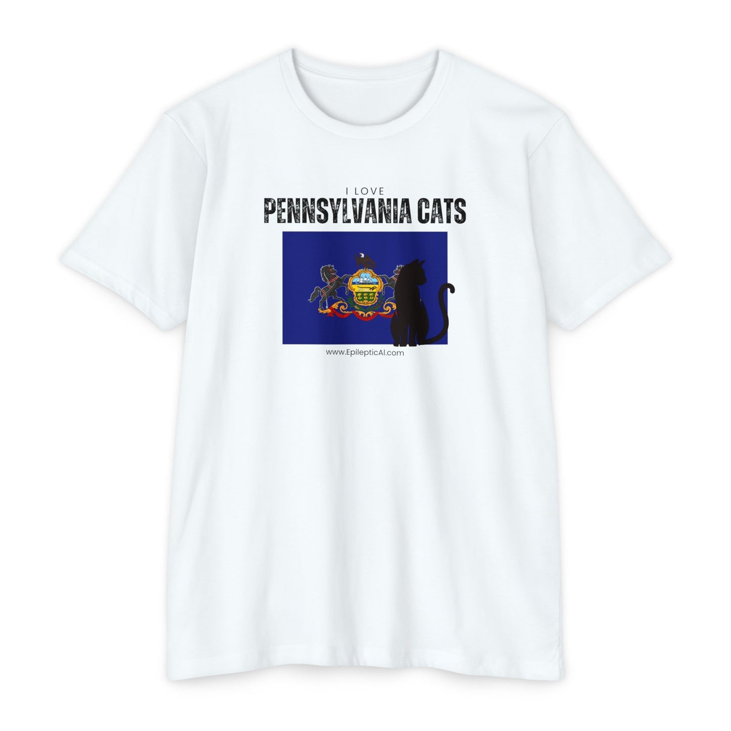 Pennsylvania Cats Unisex CVC Jersey T - shirt - T - Shirt - Epileptic Al’s Shop
