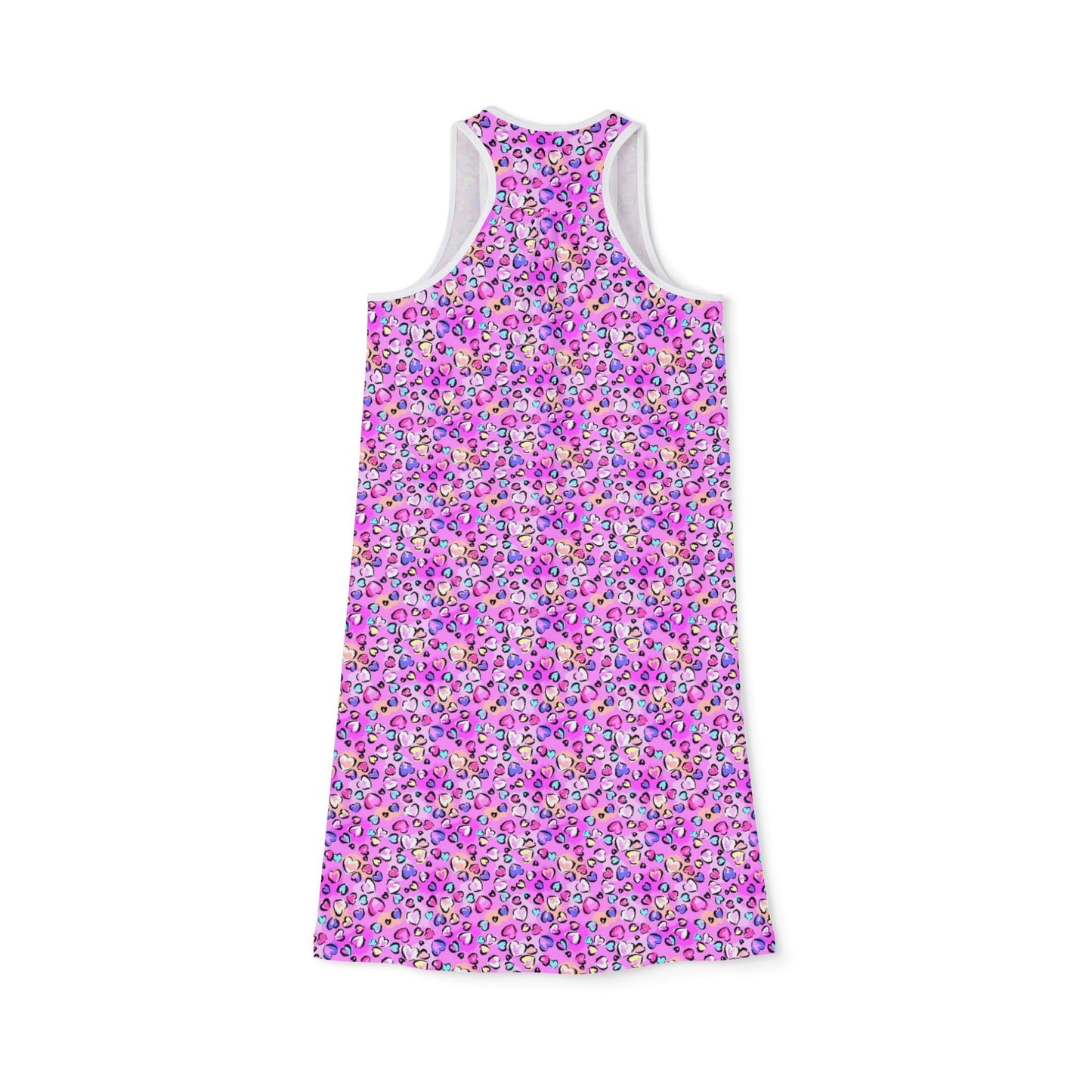 Pink Leopard Women's Racerback Dress - Tank Top - Epileptic Al’s Shop
