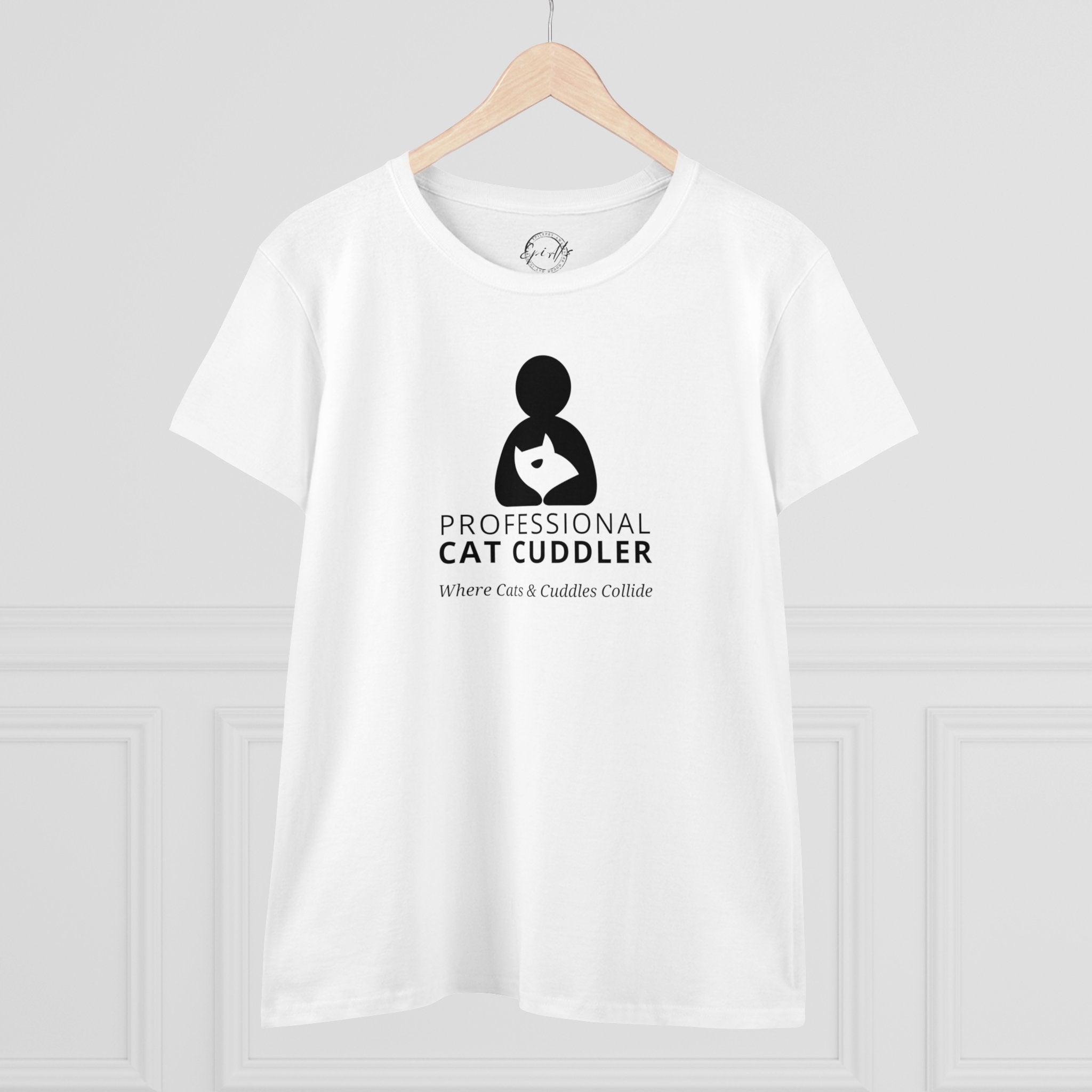 Professional Cat Cuddler Women's Midweight Cotton Tee - T - Shirt - Epileptic Al’s Shop