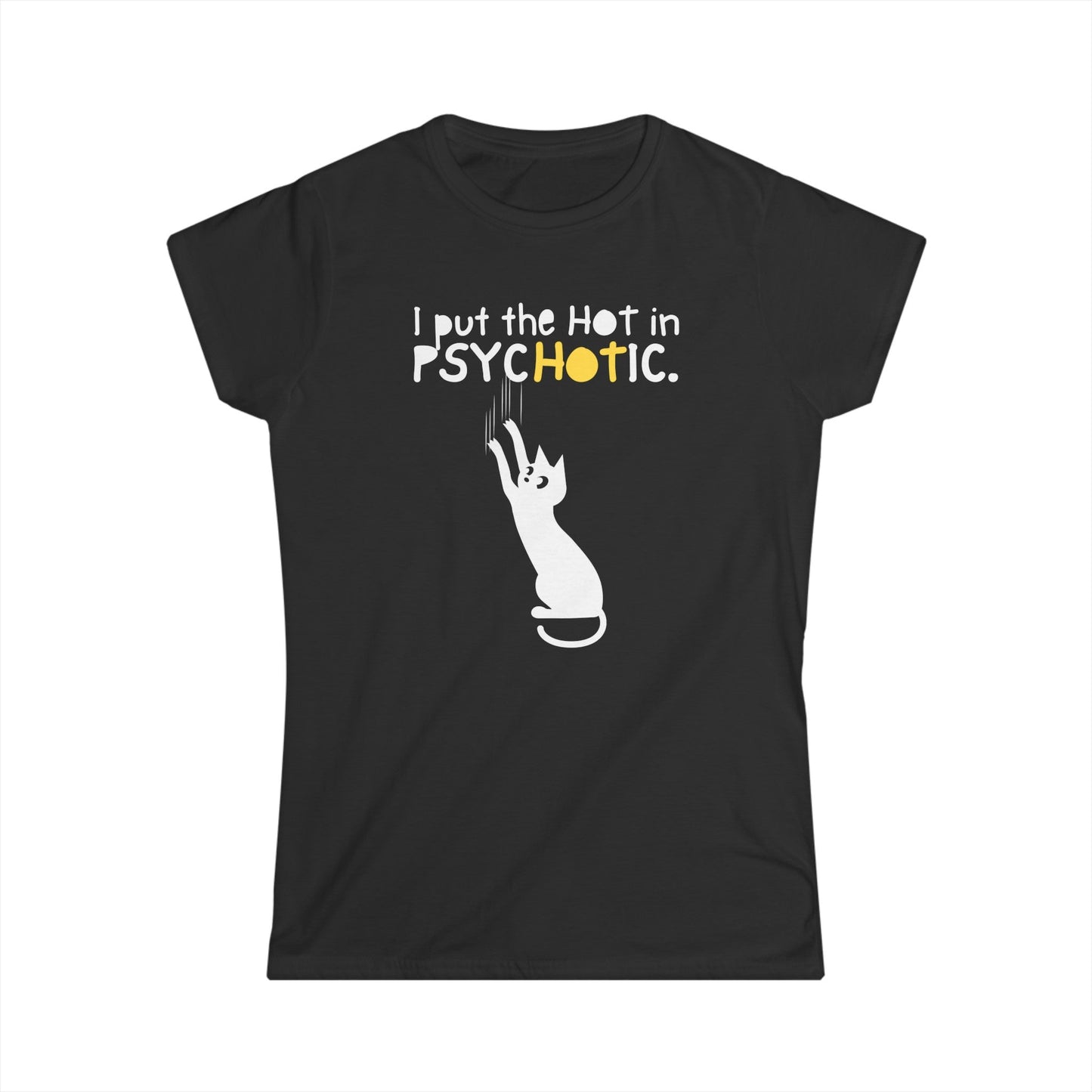 PsycHOTic Lady Softstyle Tee - T - Shirt - Epileptic Al’s Shop