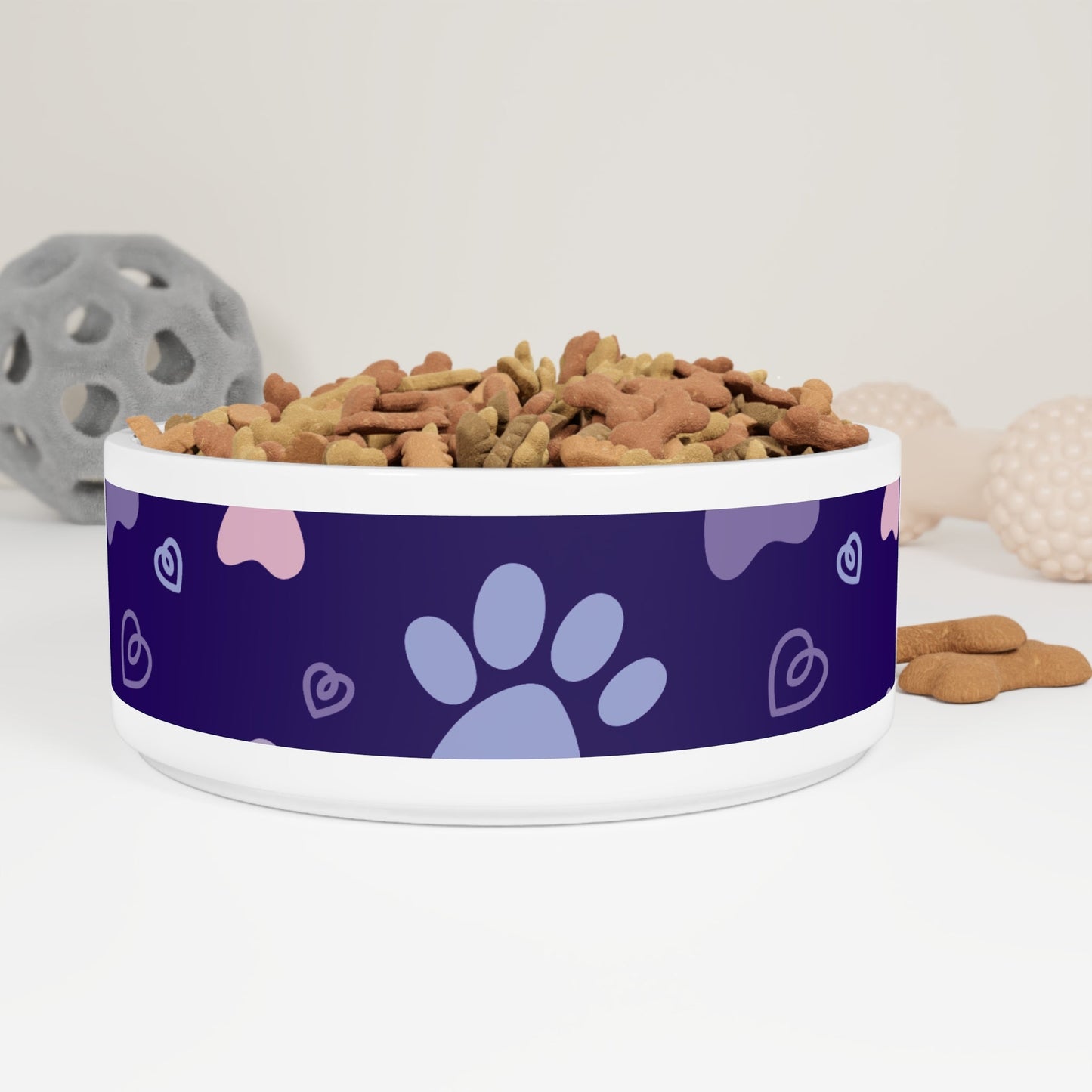 Purple Paws Pet Bowl - Pets - Epileptic Al’s Shop