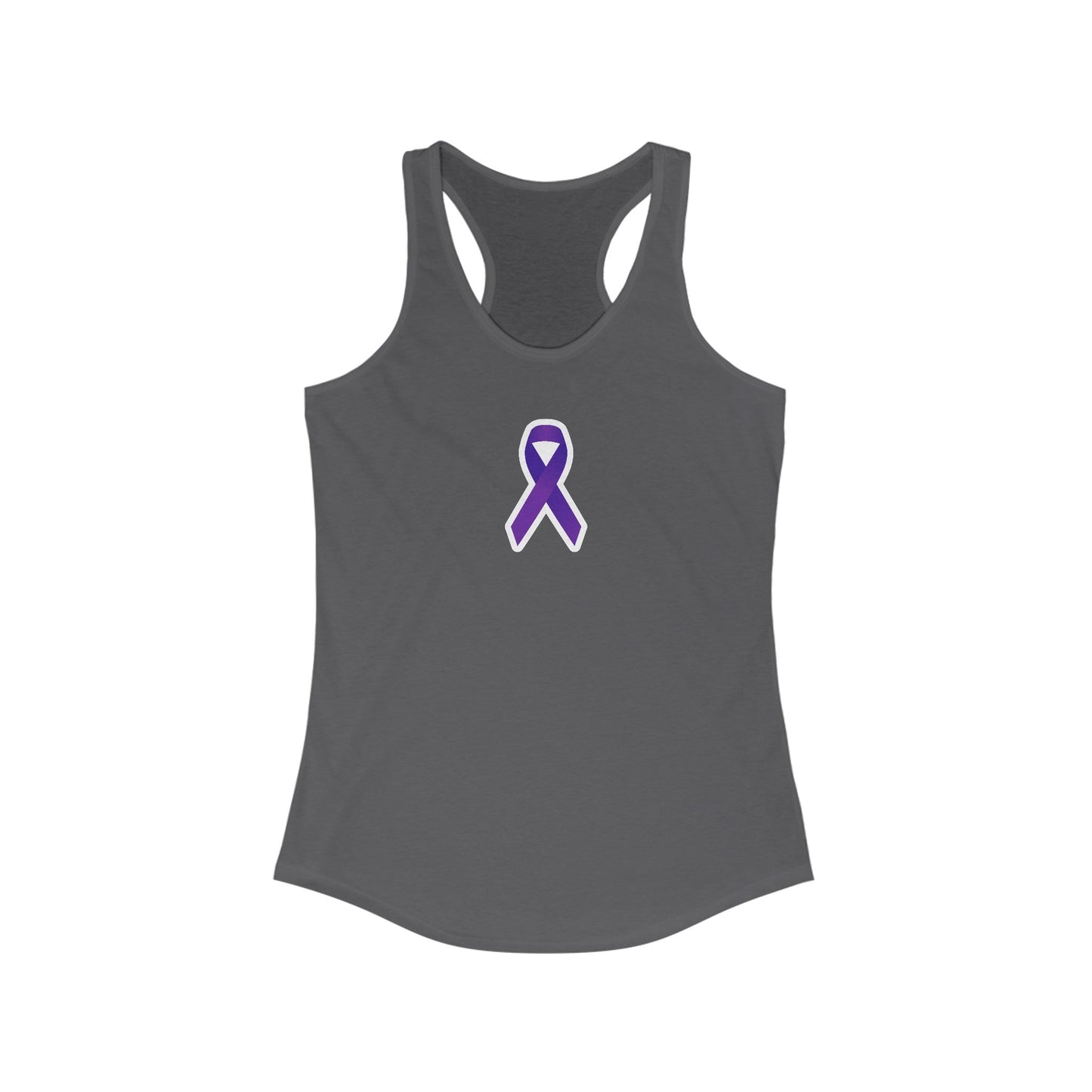 Purple Ribbon Women's Ideal Racerback Tank - Tank Top - Epileptic Al’s Shop