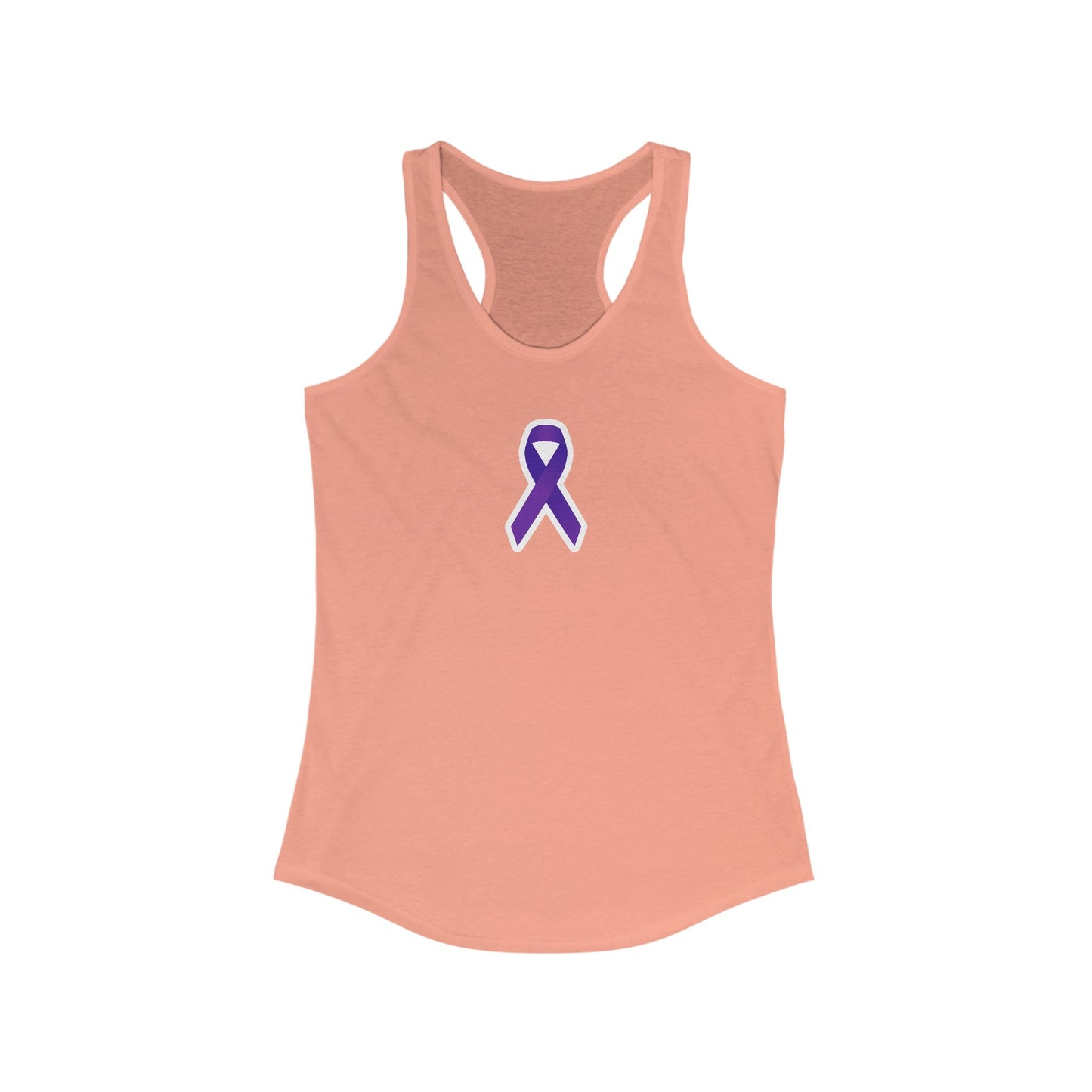 Purple Ribbon Women's Ideal Racerback Tank - Tank Top - Epileptic Al’s Shop
