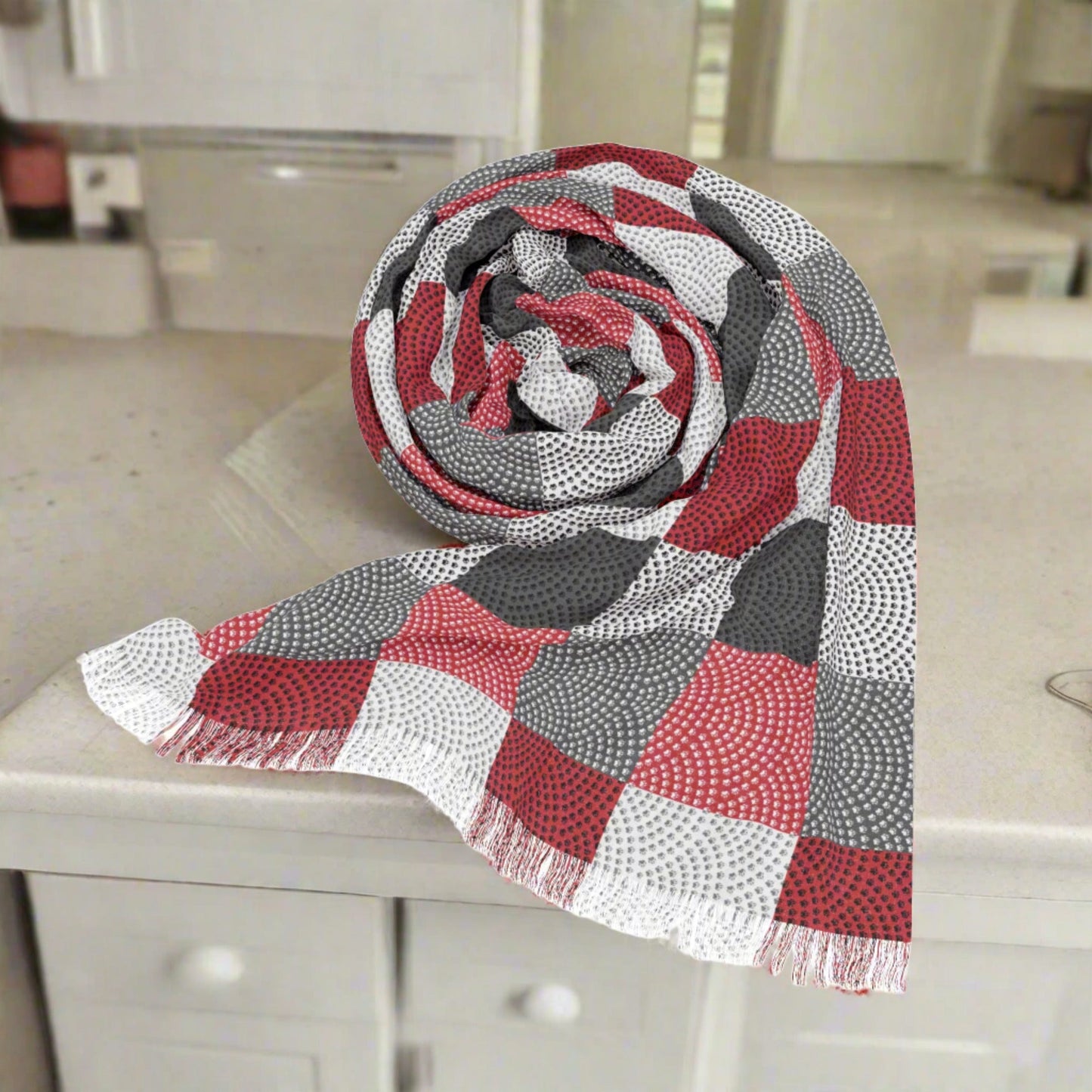 Quilted Paws Light Scarf - All Over Prints - Epileptic Al’s Shop