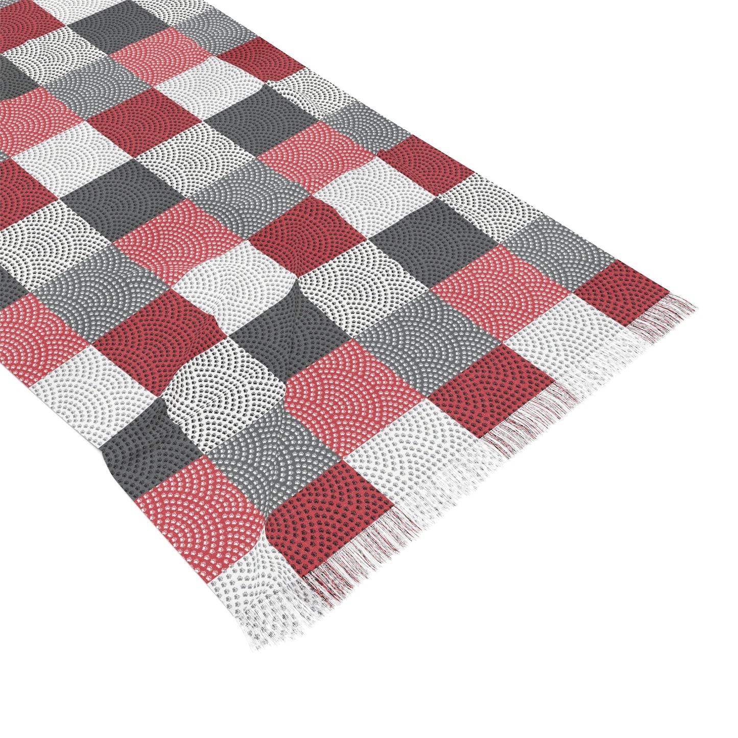 Quilted Paws Light Scarf - All Over Prints - Epileptic Al’s Shop