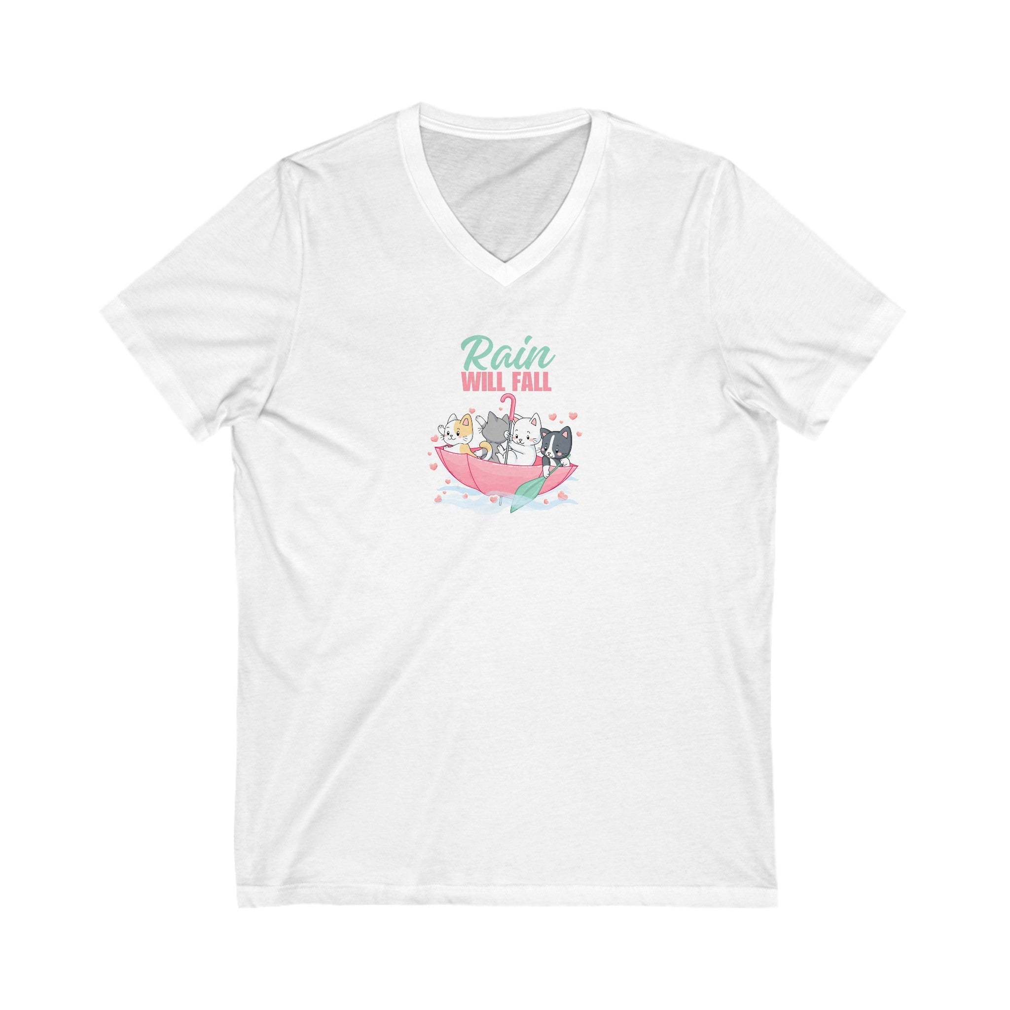 Rain Unisex Jersey Short Sleeve V-Neck Tee - EpiAl's Shop