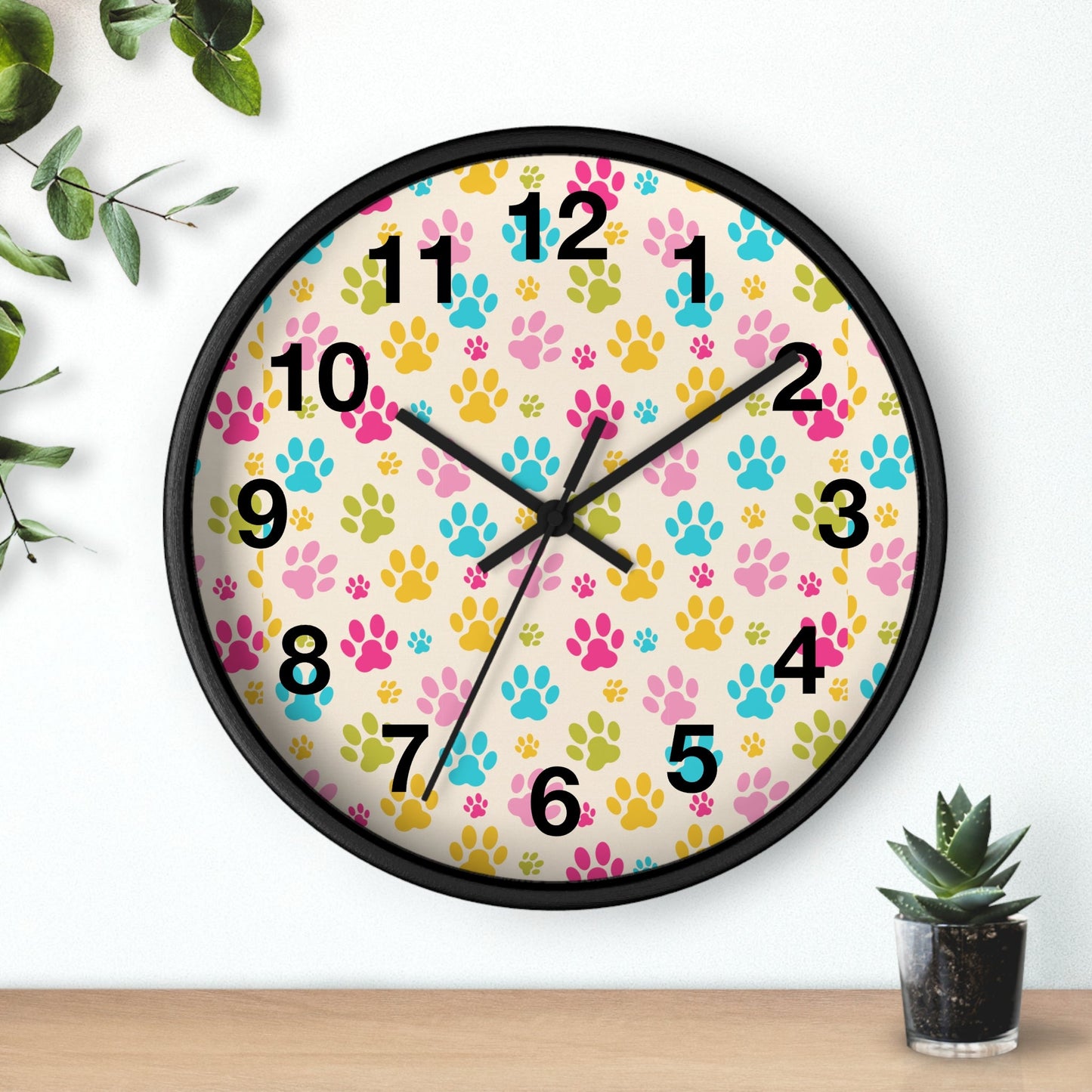 Rainbow Paws Wall Clock - Home Decor - Epileptic Al’s Shop