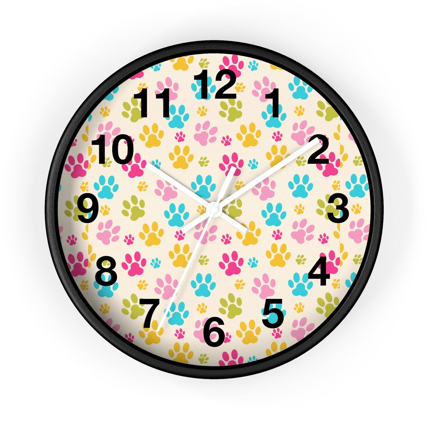 Rainbow Paws Wall Clock - Home Decor - Epileptic Al’s Shop