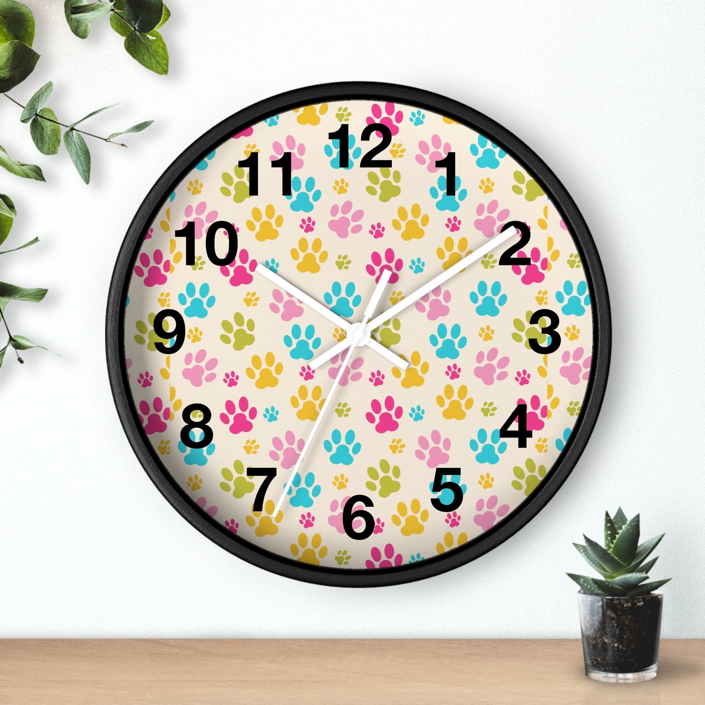 Rainbow Paws Wall Clock - Home Decor - Epileptic Al’s Shop