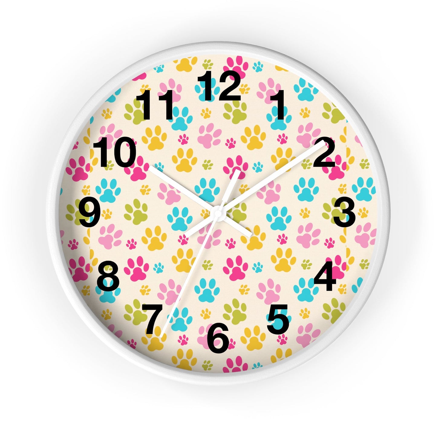 Rainbow Paws Wall Clock - Home Decor - Epileptic Al’s Shop