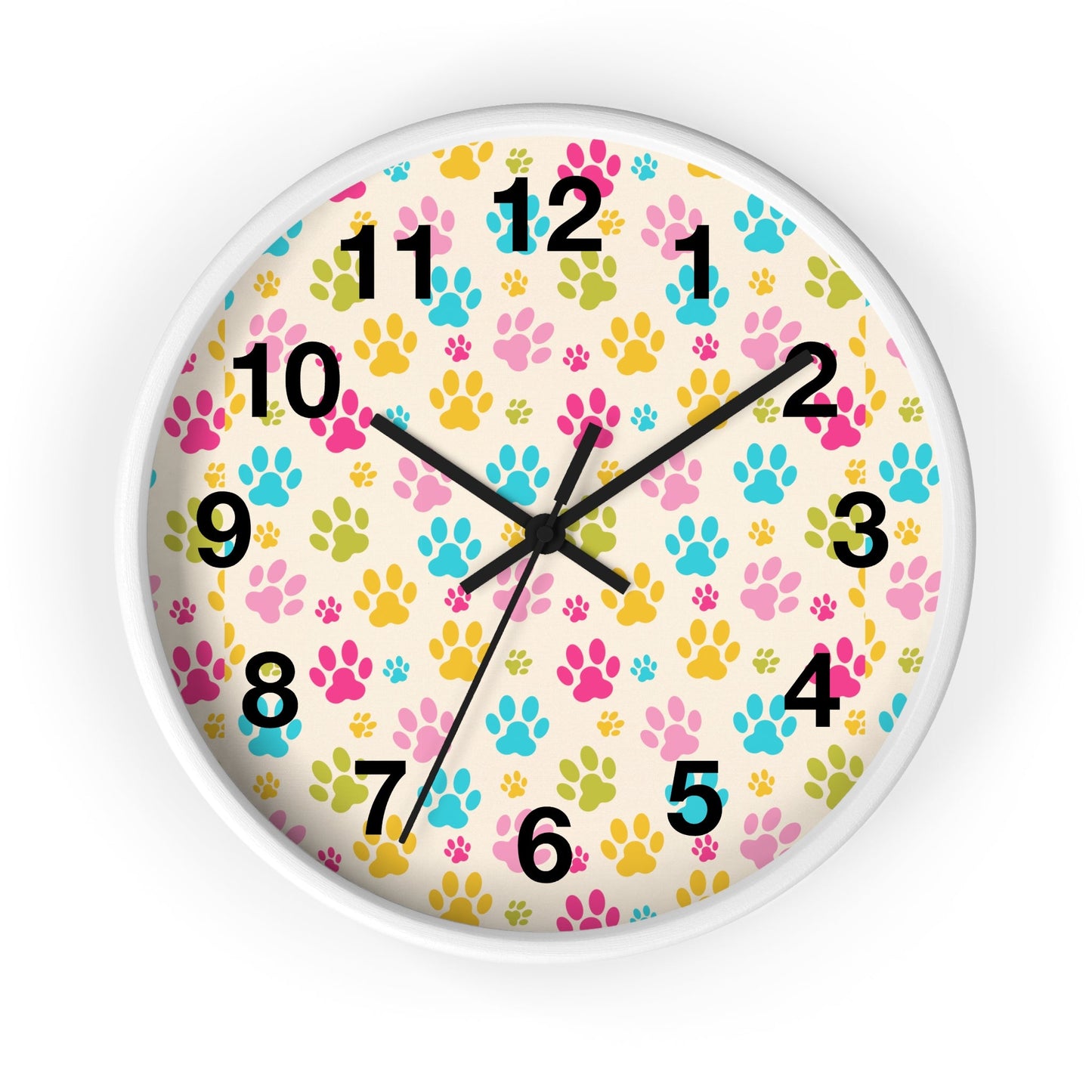 Rainbow Paws Wall Clock - Home Decor - Epileptic Al’s Shop