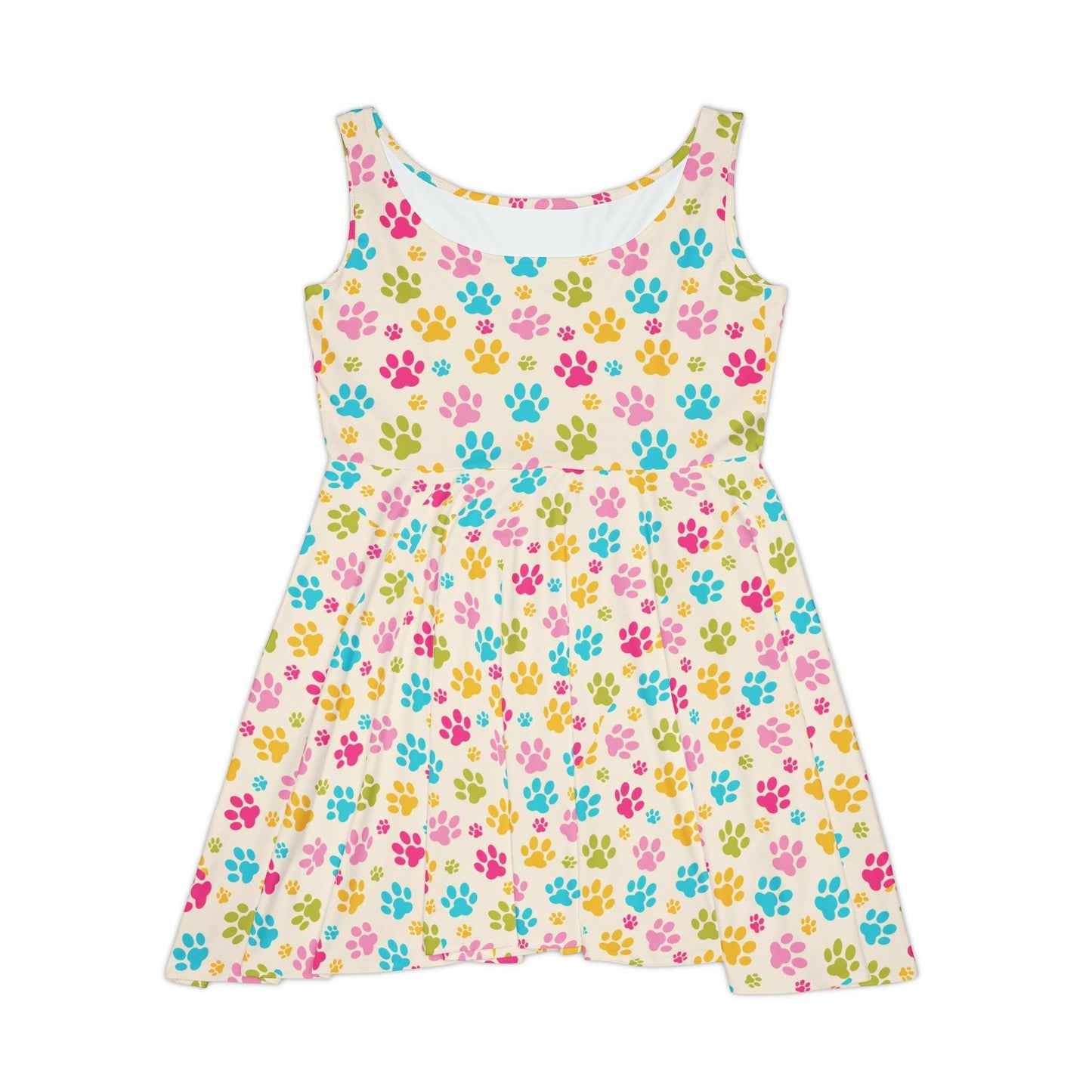 Rainbow Paws Women's Skater Dress - All Over Prints - Epileptic Al’s Shop